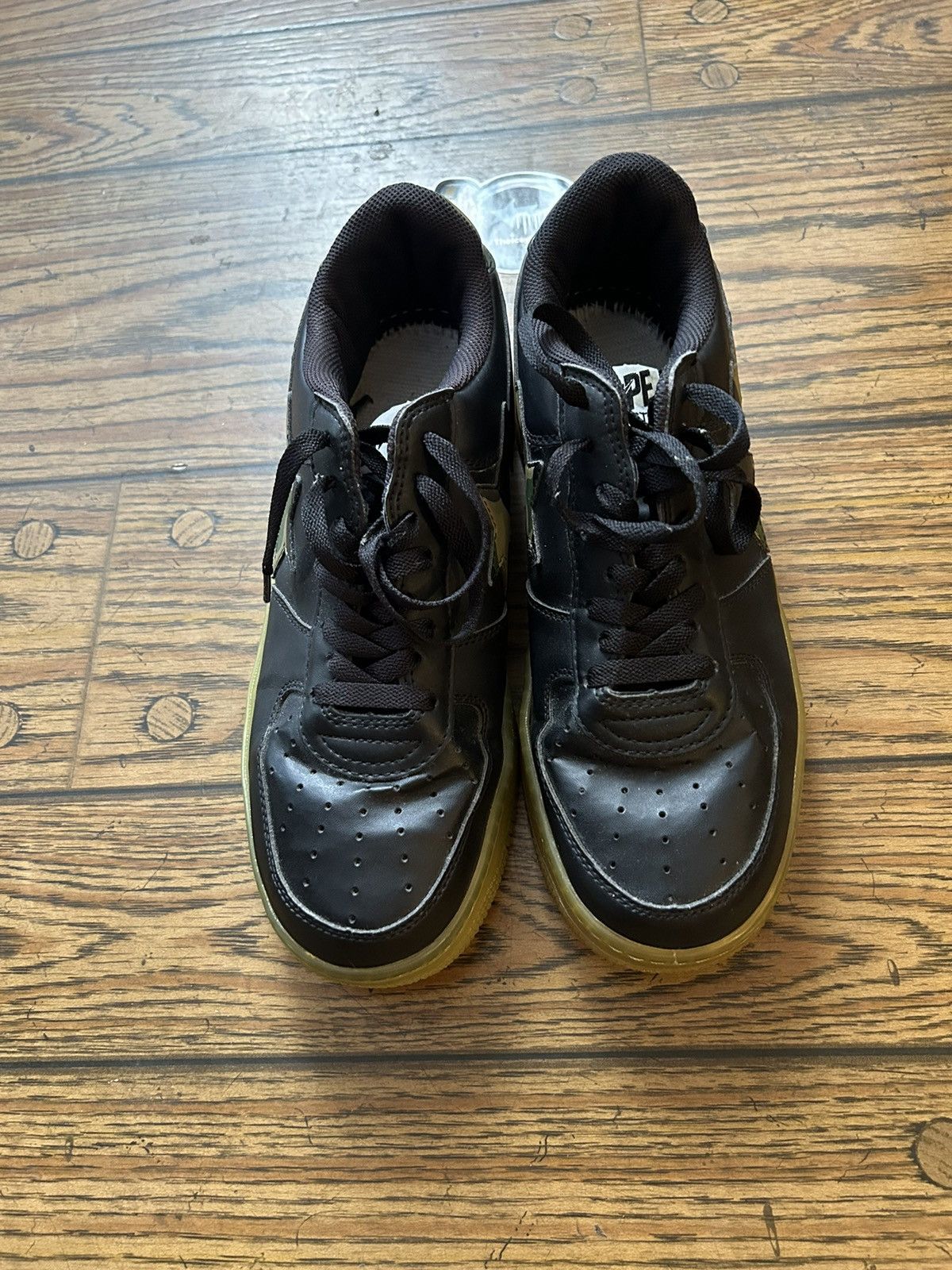 Bape Bape Black/Green Camo Glow In Dark Bapestas Size US 9.5 / EU 42-43 - 5 Thumbnail
