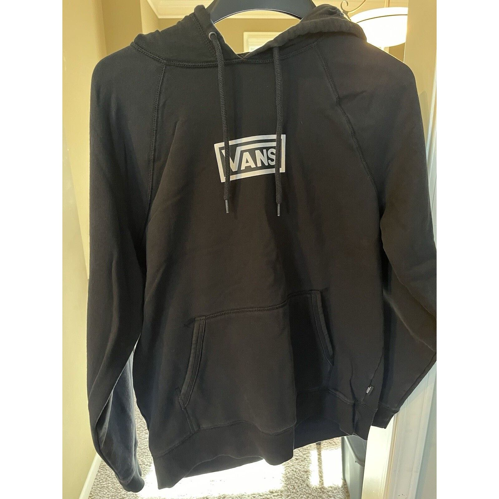 Vans Vans Black White Checker Board Sleeves Hoodie Mens Size L Size US L / EU 52-54 / 3 - 1 Thumbnail
