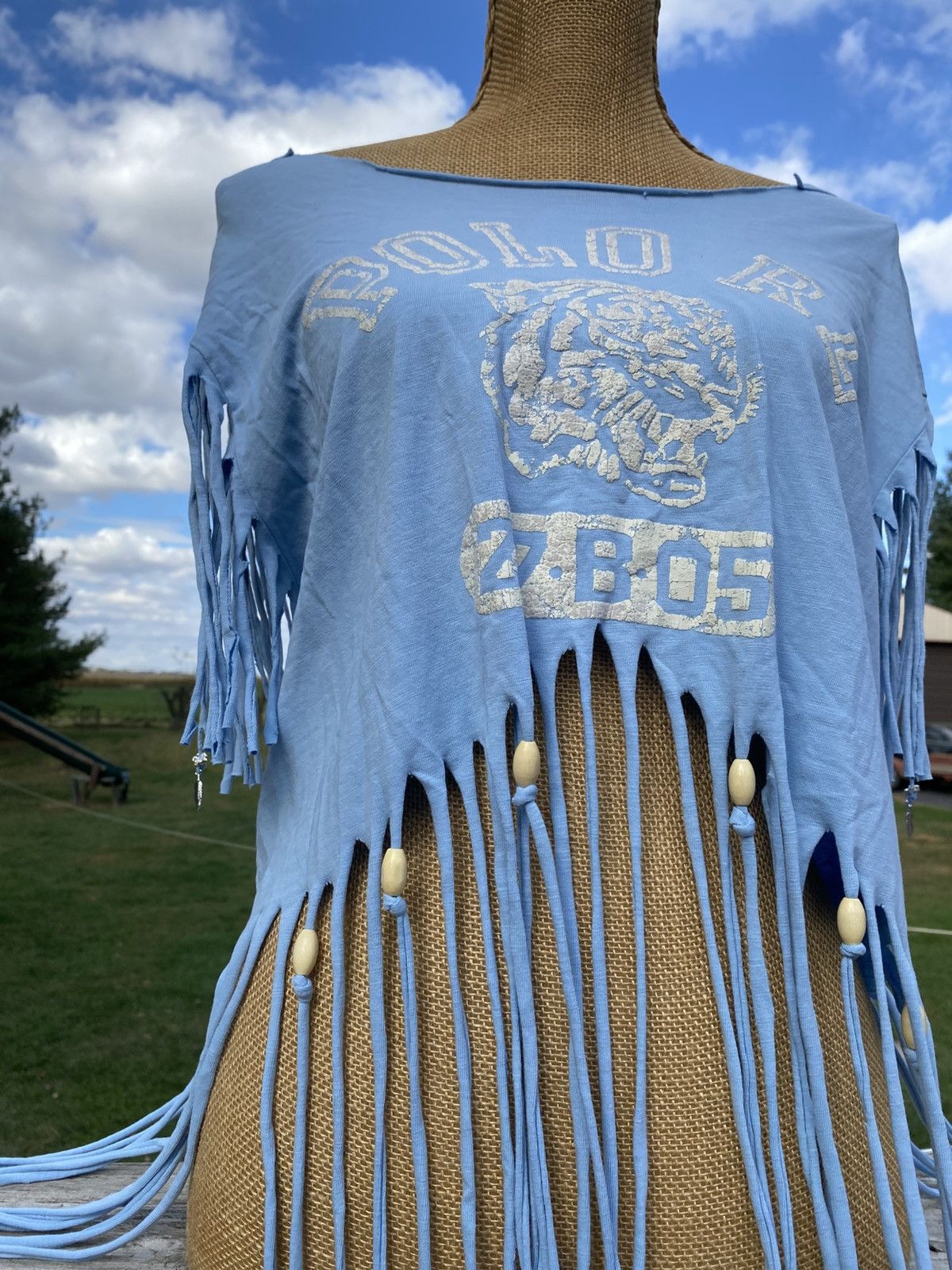 Polo Ralph Lauren Handcrafted Polo RL Fringe Festival Cutoff Tee Size XL Size XL / US 12-14 / IT 48-50 - 5 Thumbnail