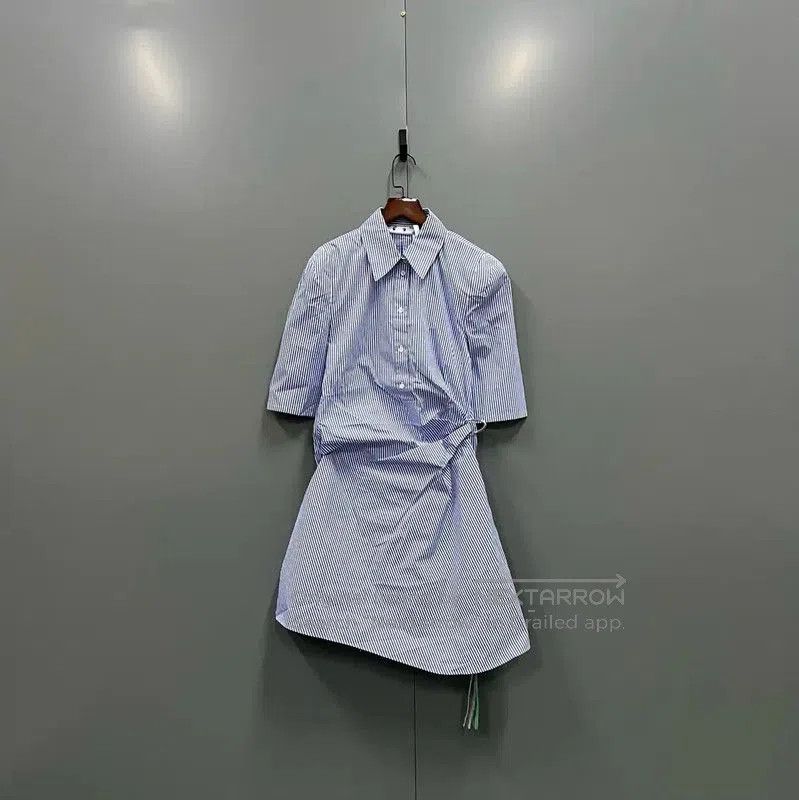 Off-White Off-White Blue Summer Cotton Dress . Size XXS / US 00 / IT 34 - 1 Thumbnail
