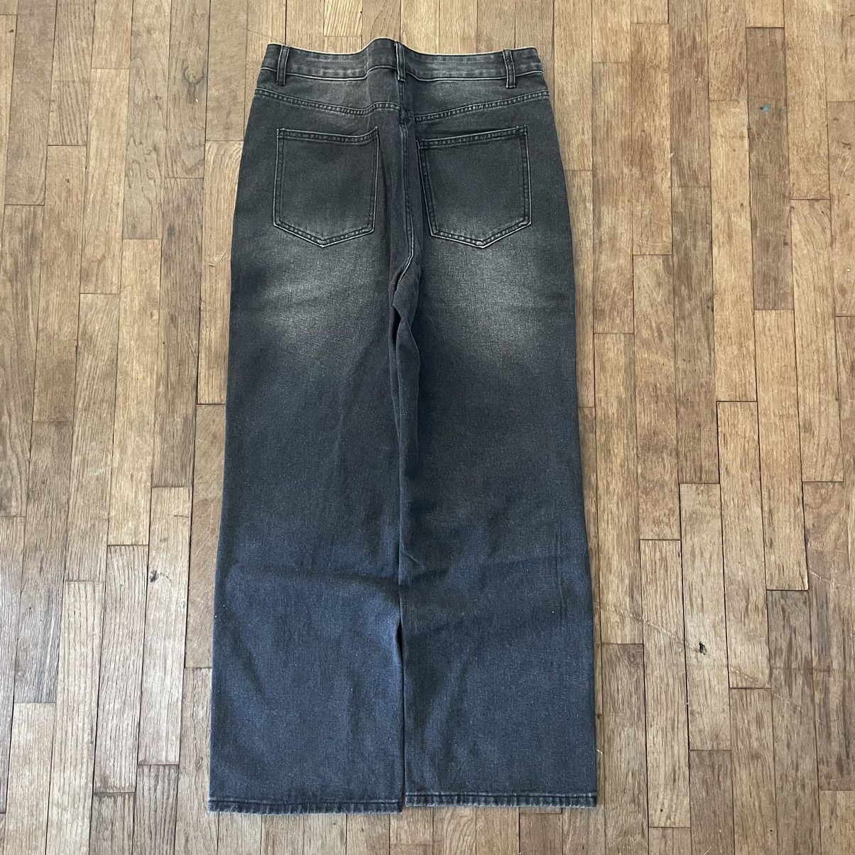 Vintage Baggy black wide leg jeans Size US 32 / EU 48 - 3 Thumbnail