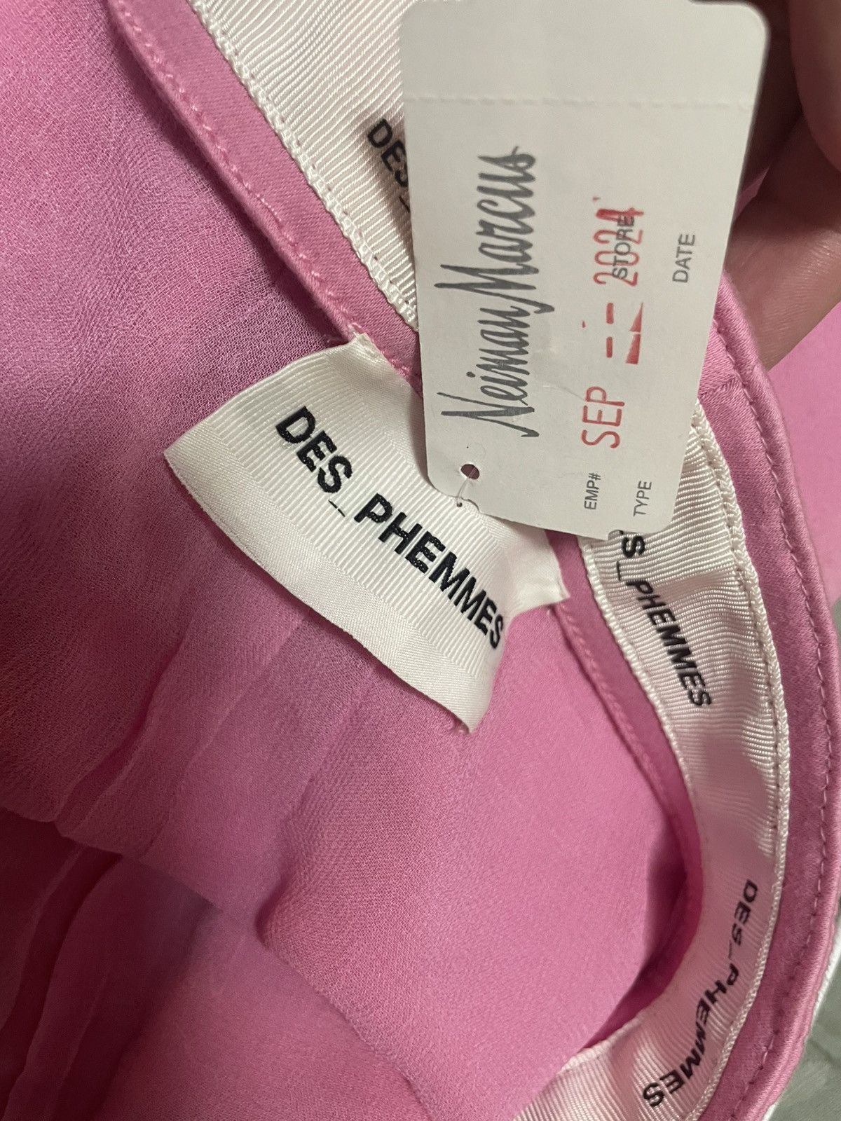 Neiman Marcus DES PHEMMES crystal skirt Size 28" / US 6 / IT 42 - 7 Thumbnail