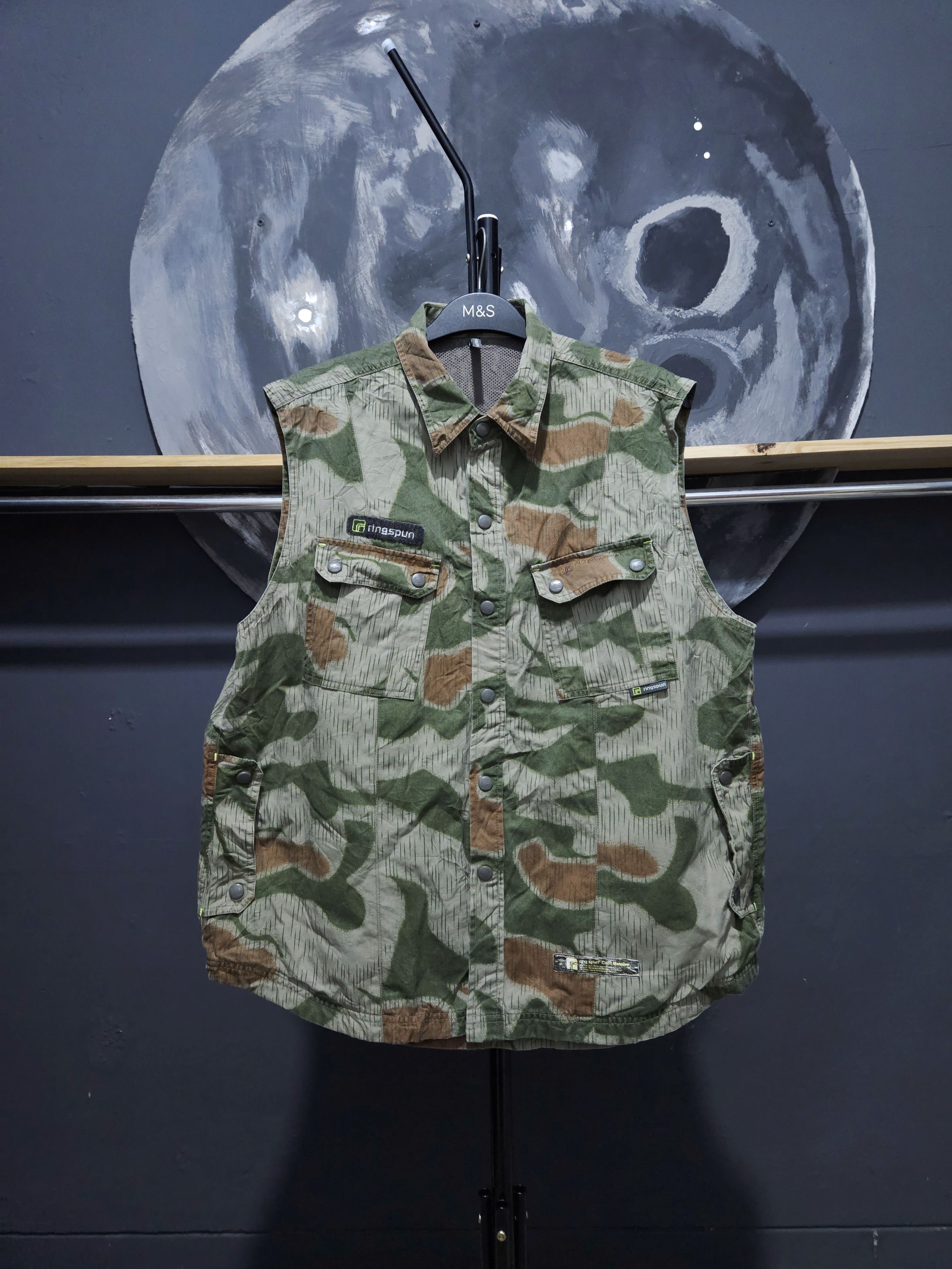 Ringspun Ringspun Camouflage Hunting Vest Size US M / EU 48-50 / 2 - 1 Thumbnail