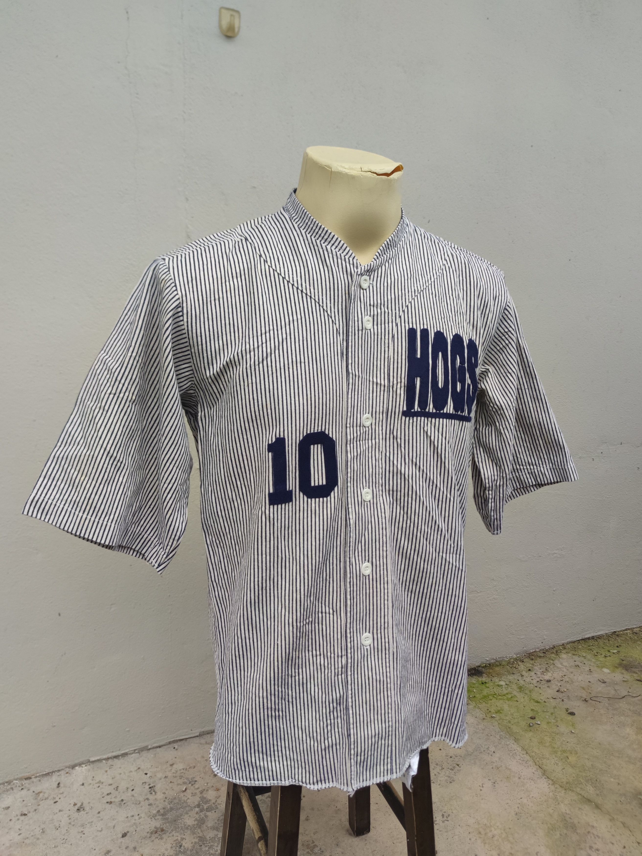 Mizuno Vintage Mizuno HOGS #10 Takayuki Hickory Stripe Size US M / EU 48-50 / 2 - 6 Thumbnail