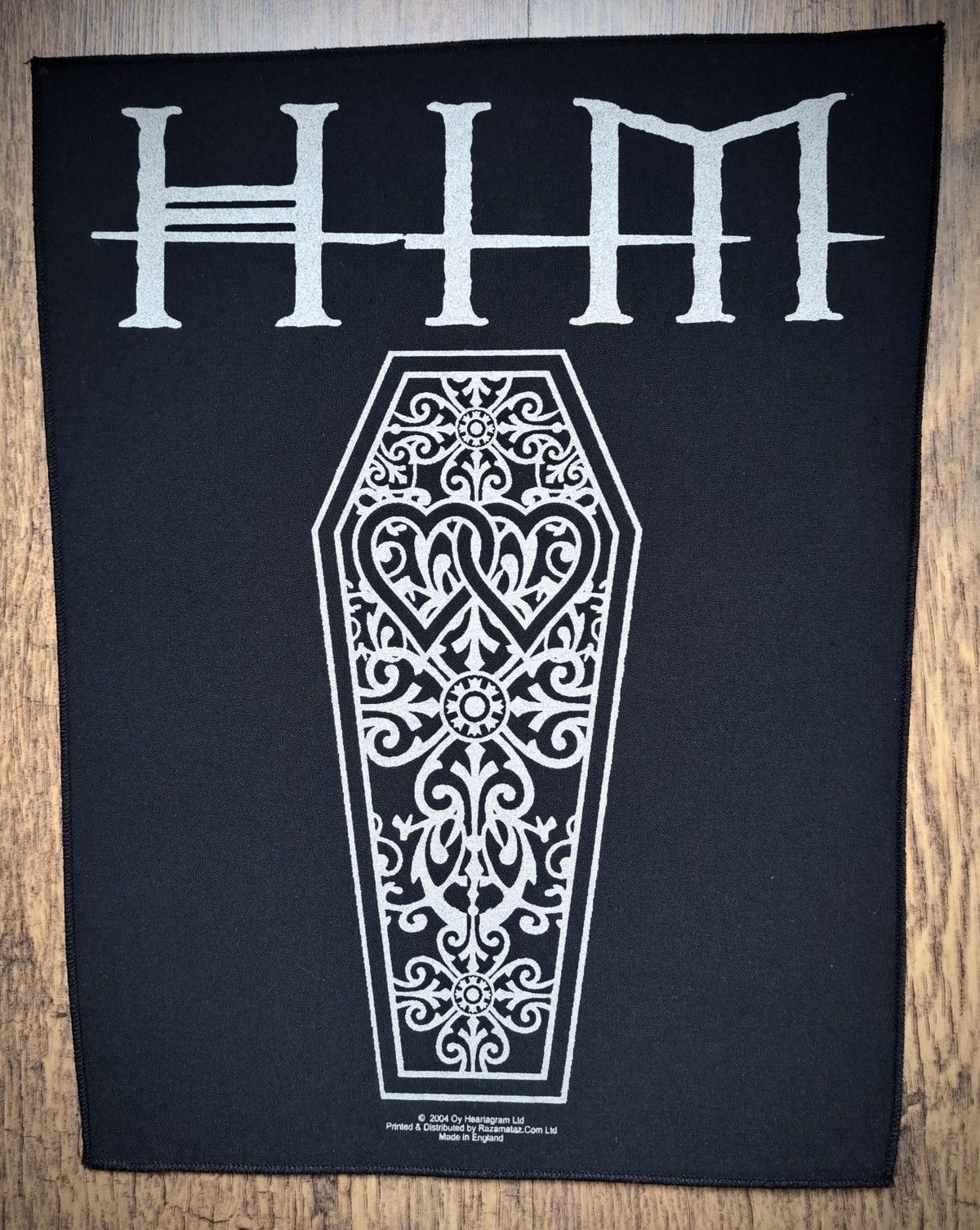 Band Tees HIM x Vintage Back Patch 2004 Size ONE SIZE - 1 Thumbnail