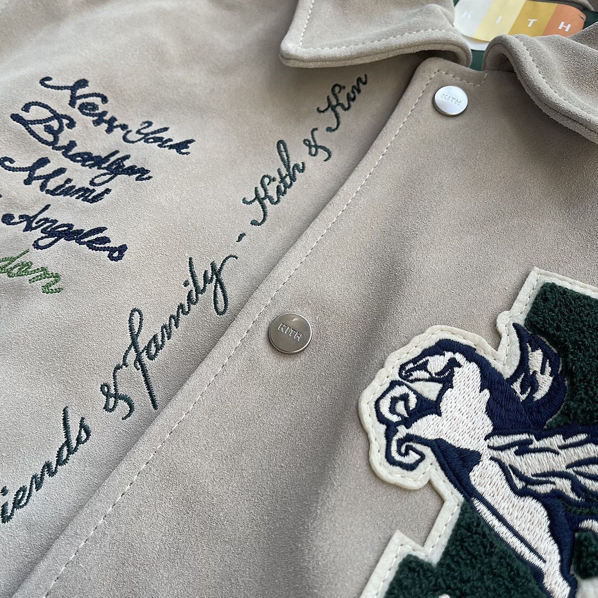 Kith Kith Suede Coaches Jacket 2022 Size US M / EU 48-50 / 2 - 3 Thumbnail