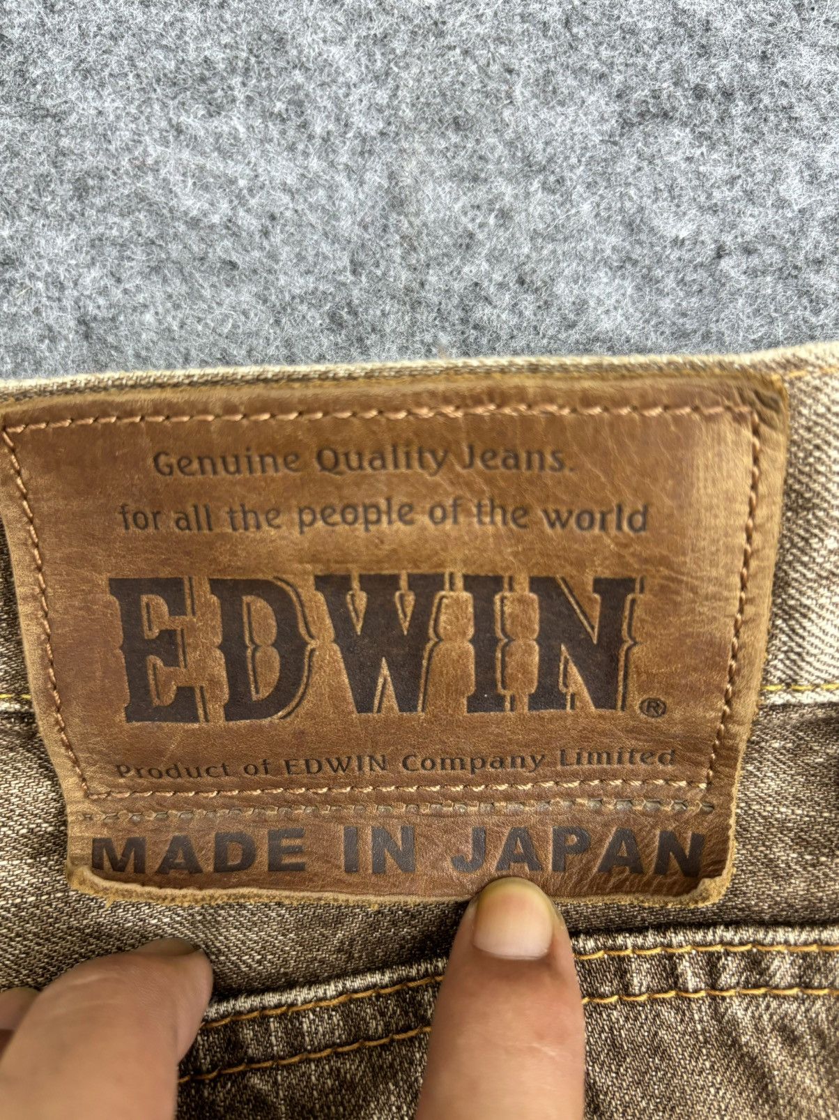 Edwin 💥Baggy💥Vintage Edwin Selvedge Sick Fades Denim F525 Size US 34 / EU 50 - 18 Thumbnail