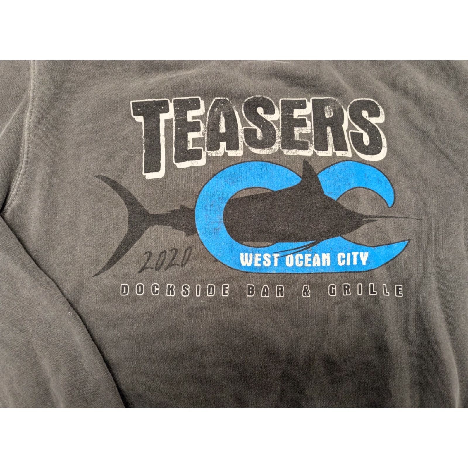 Vintage Teasers Bar West Ocean City MD Crewneck Sweatshirt Medium Gray Unisex Adults Cotton Polyester City Fish Bar Sweatshirt Size US S / EU 44-46 / 1 - 4 Thumbnail