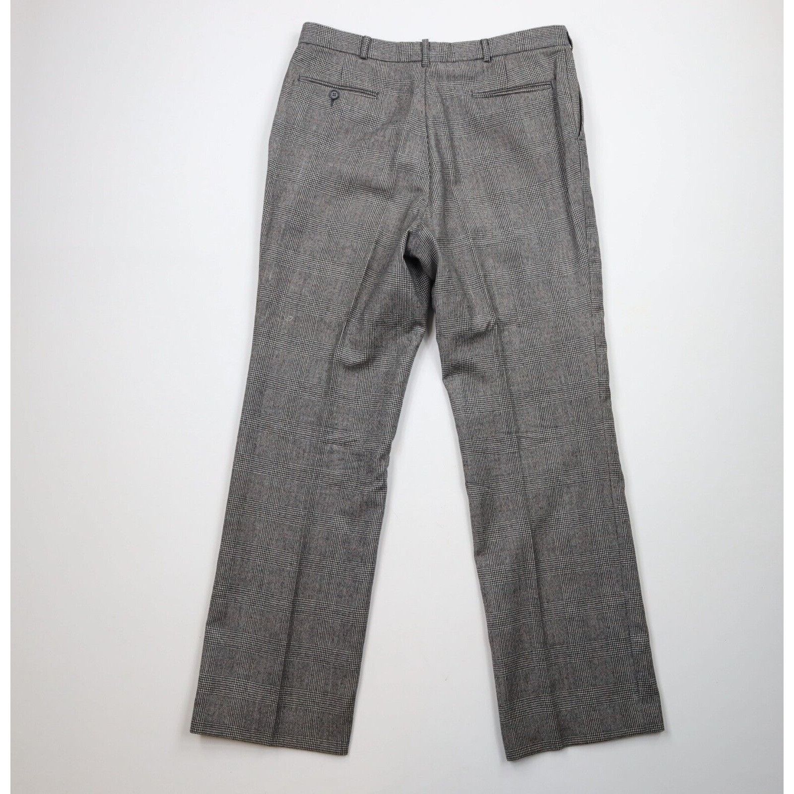 Vintage Vintage 70s Streetwear Wool Houndstooth 2 Piece Suit Size 44R - 20 Thumbnail
