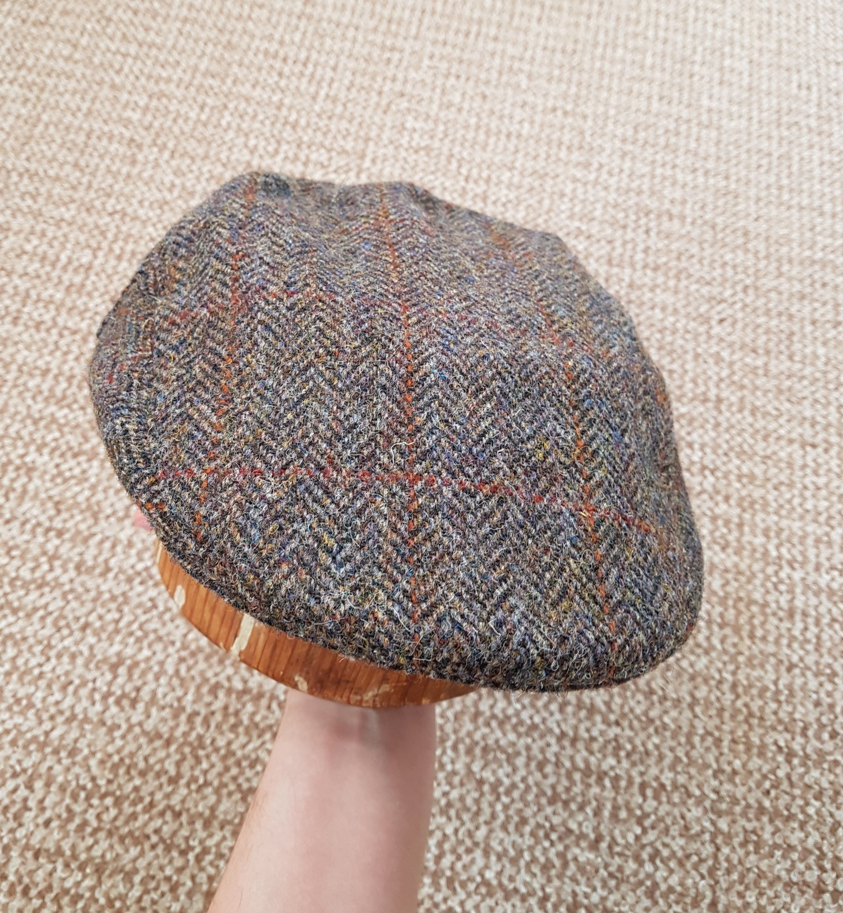 Harris Tweed Harris Tweed Peaky Blinders Centenary Label Wool Hat Cap Size 40 - 6 Thumbnail