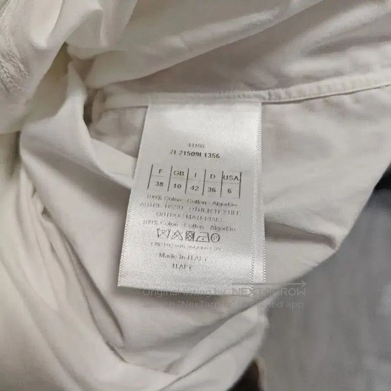 Dior Dior Long Sleeve White Cotton Dress . Size L / US 10 / IT 46 - 5 Thumbnail