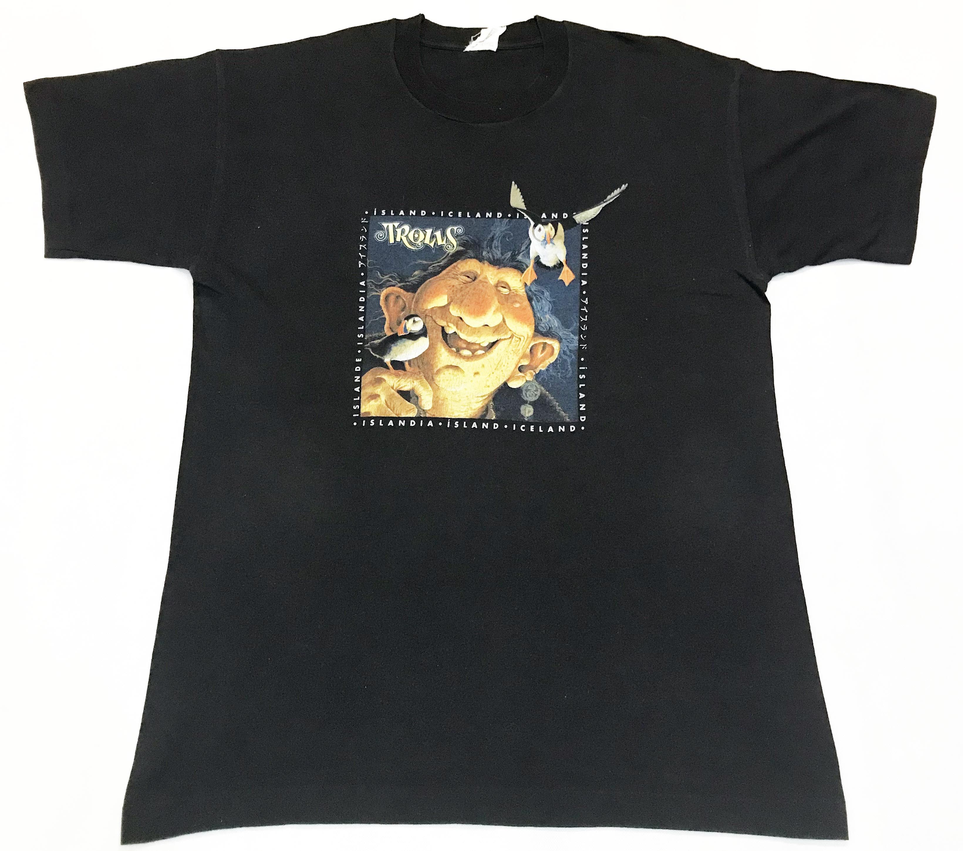 Vintage Vintage Screen Stars Trolls Island Iceland T-Shirt Size US L / EU 52-54 / 3 - 1 Thumbnail