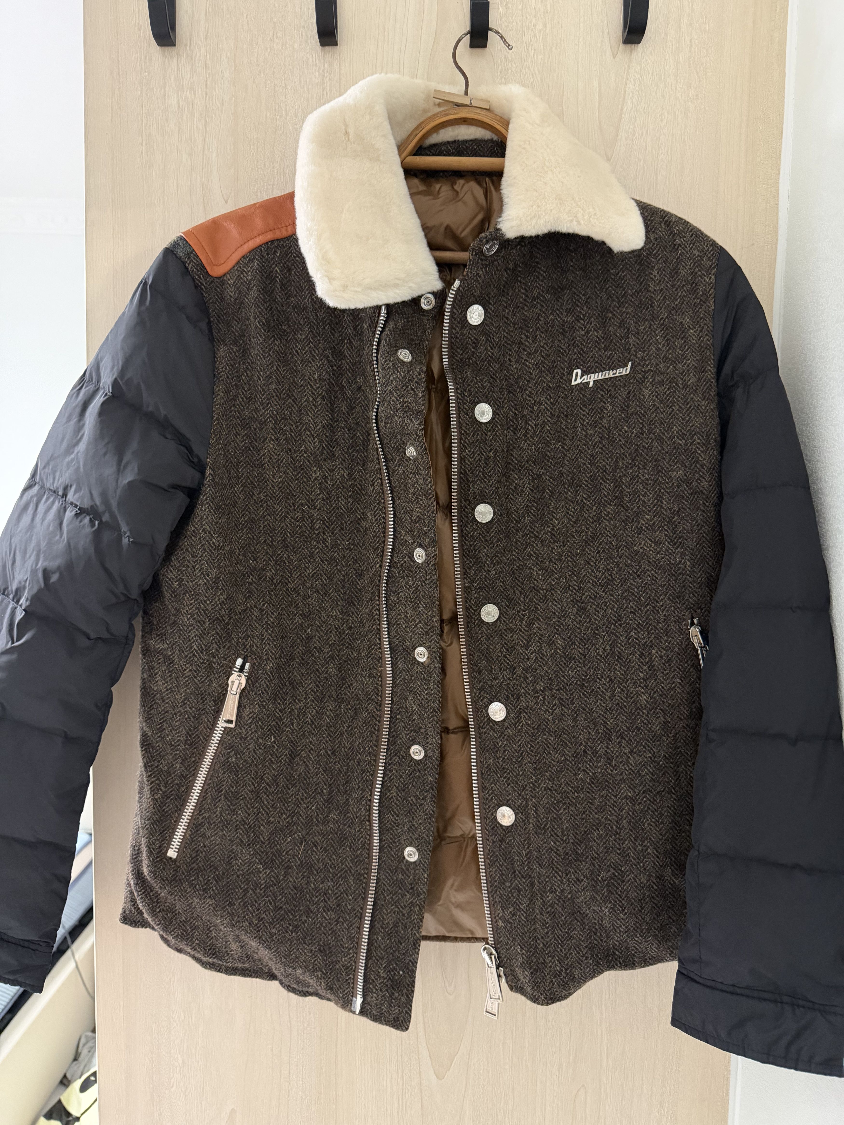 Dsquared2 dsquared2 wool fur collar coat jacket Size US M / EU 48-50 / 2 - 1 Thumbnail