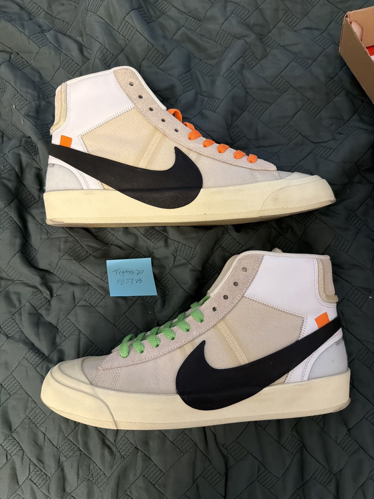 Nike × Off-White Off White x Nike Blazer OG Size US 10.5 / EU 43-44 - 9 Thumbnail