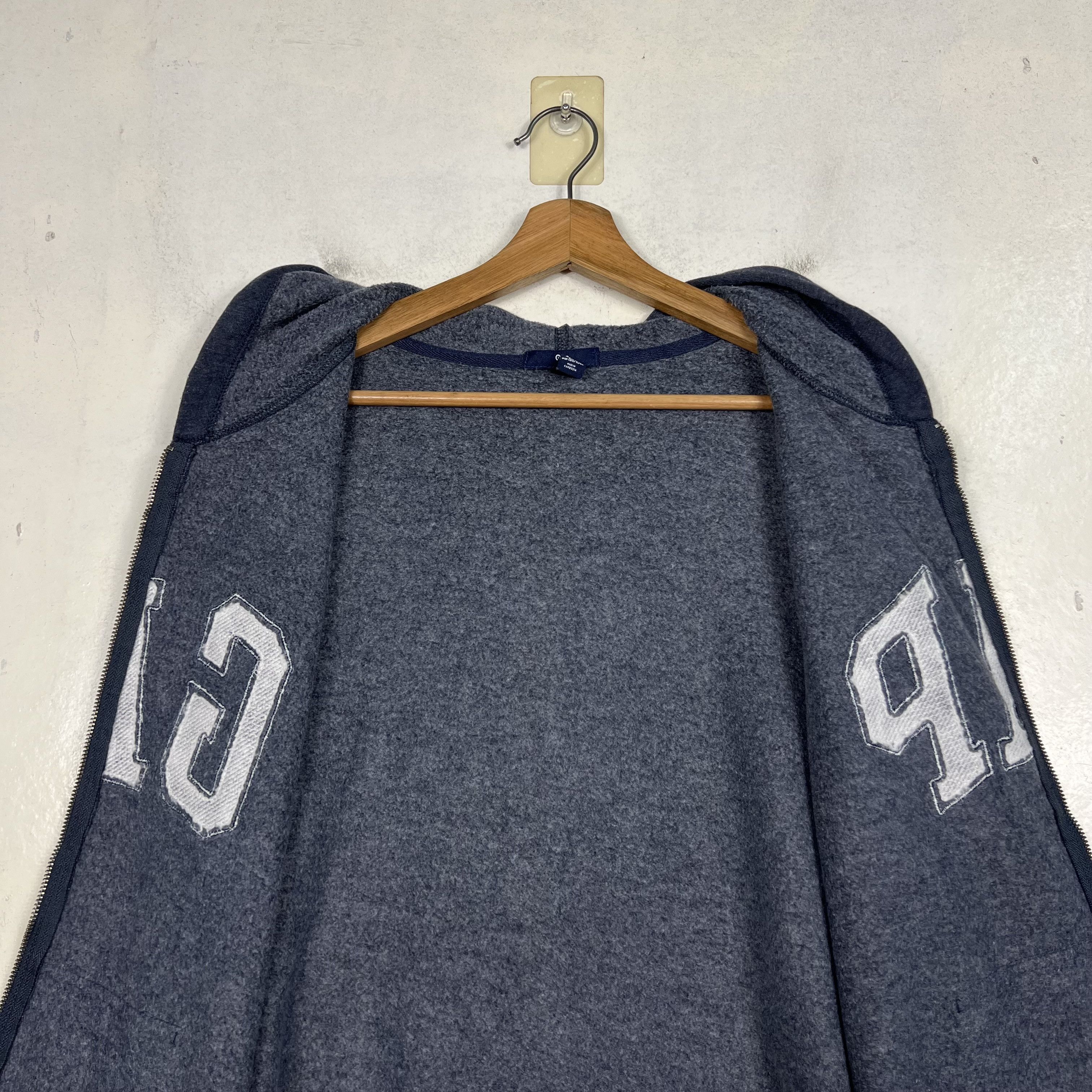 Gap GAP Spellout Big Logo Zipper Hoodie Sweatshirt #3835-C175 Size US L / EU 52-54 / 3 - 12 Thumbnail