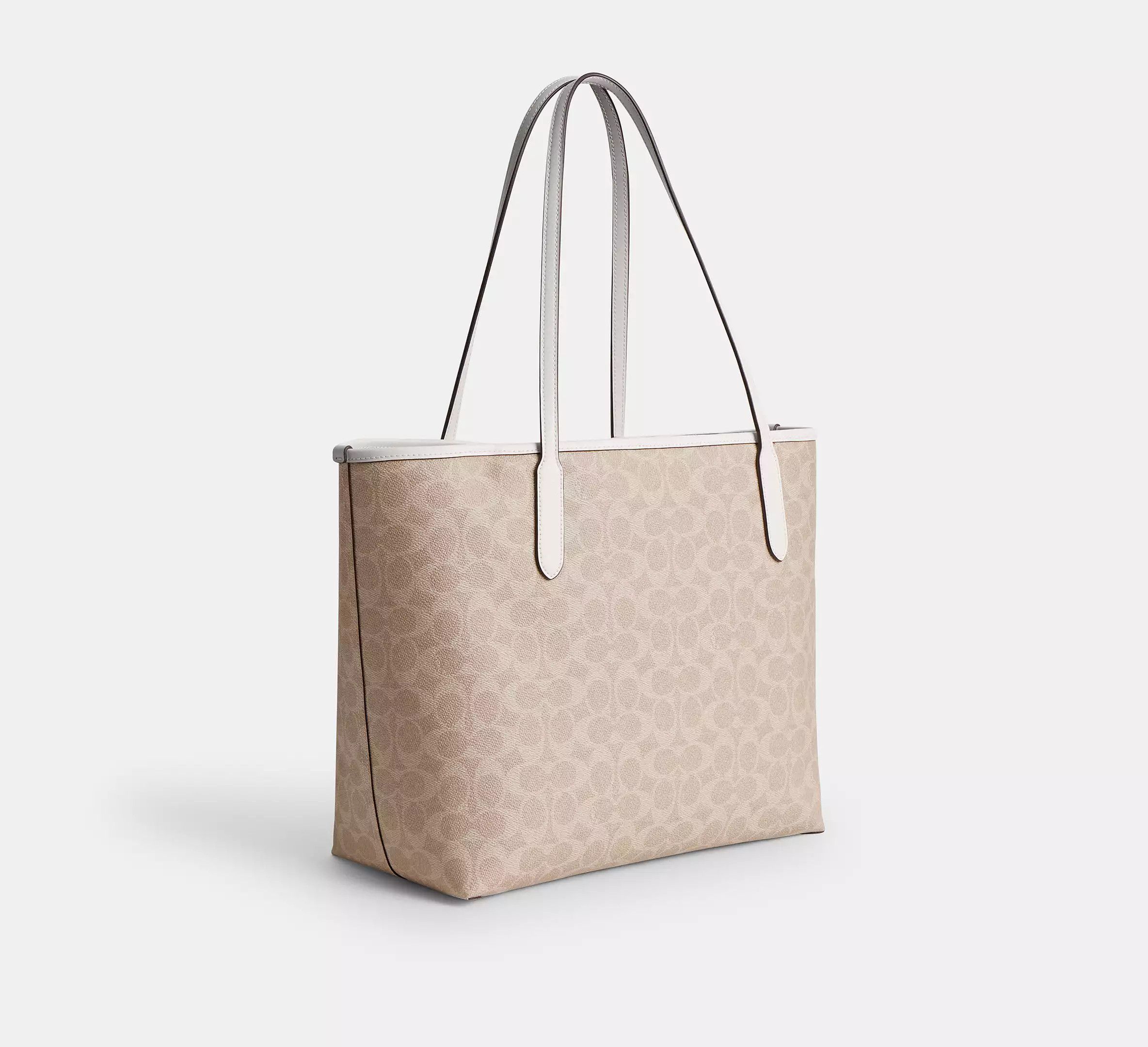 Coach City Tote Bag In Signature Canvas CV976 Size ONE SIZE - 8 Thumbnail