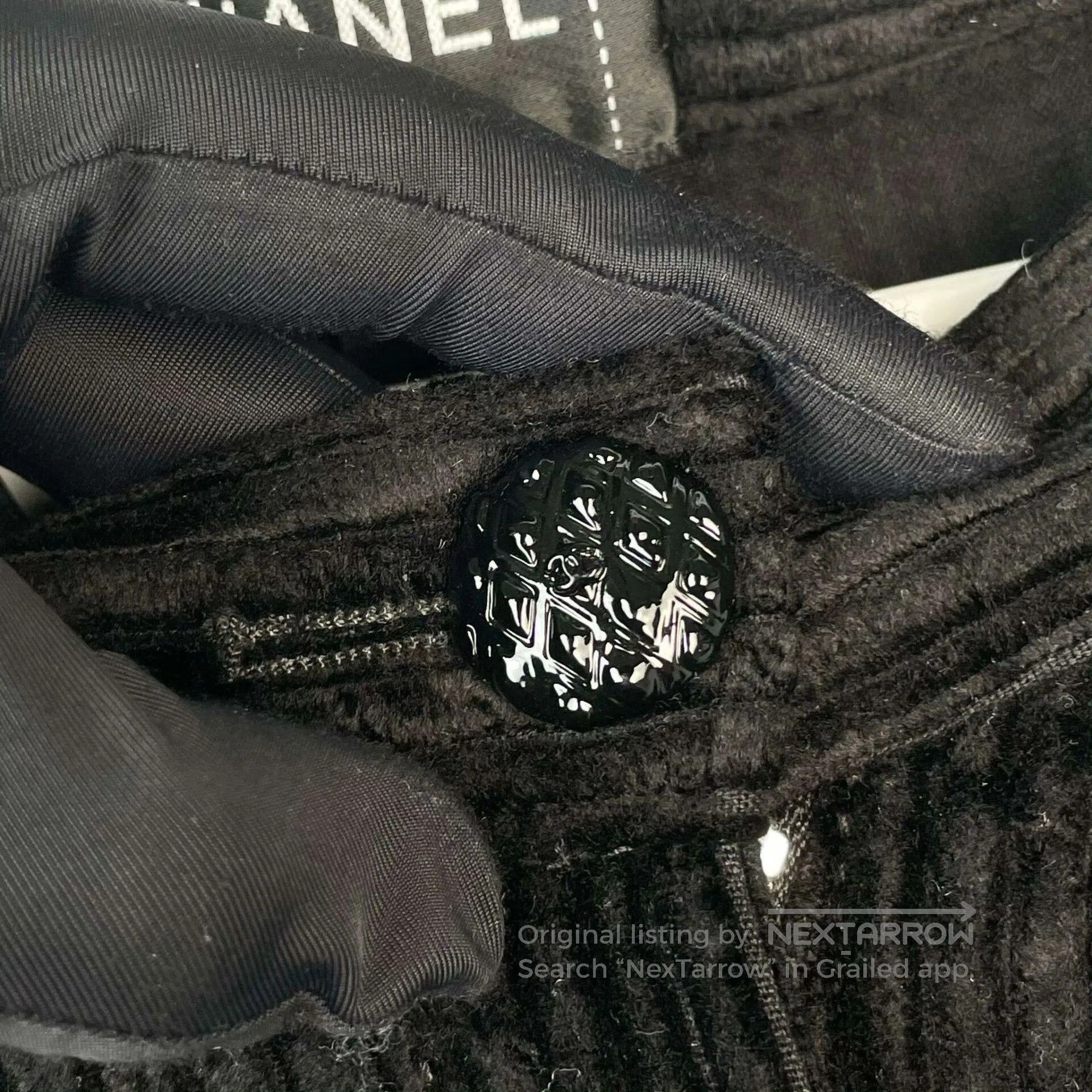 Chanel Chanel 25k Black Straight. Size 35" - 7 Thumbnail