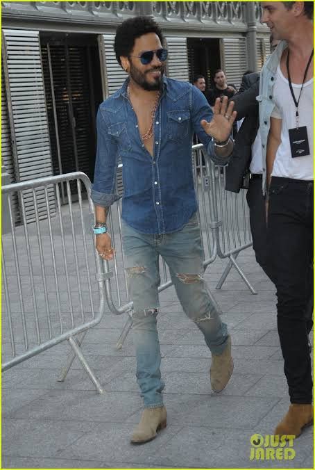 Saint Laurent Paris Holy Grail SS15 Saint Laurent Lenny Kravitz crash rip jeans Size US 31 - 2 Thumbnail