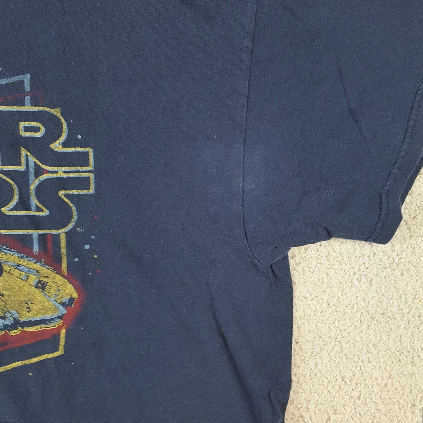 Star Wars VINTAGE Star Wars Millennium Falcon T-Shirt XL Blue Retro Y2K Movie Promo Mens Size US XL / EU 56 / 4 - 3 Thumbnail
