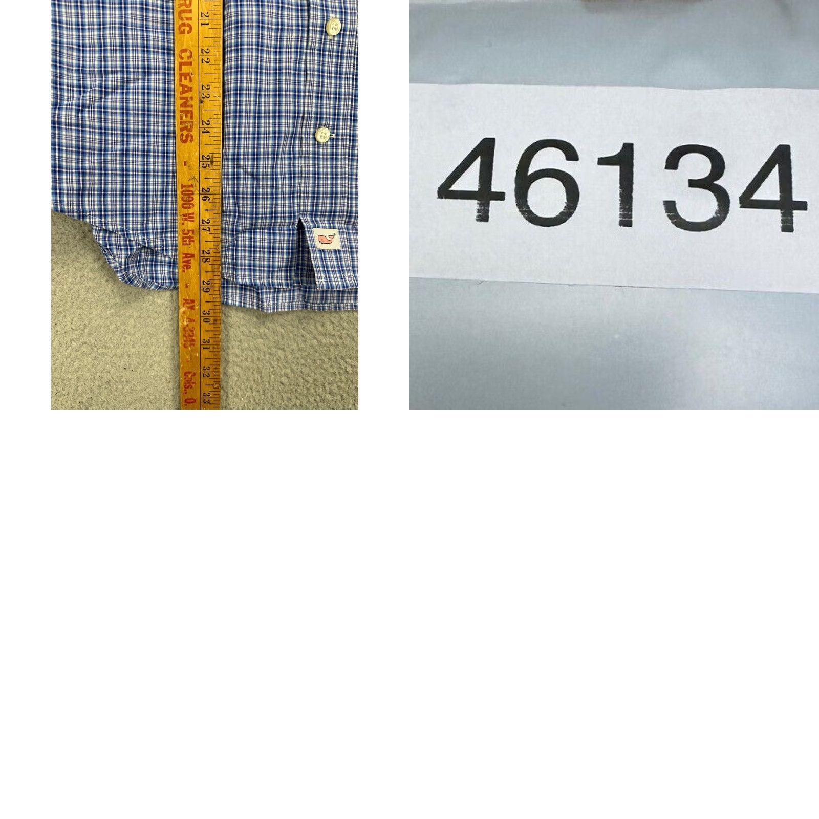 Vineyard Vines Vineyard Vines Murray Shirt Mens Small Blue Plaid Button-Down Long Sleeve EUC Size US S / EU 44-46 / 1 - 8 Thumbnail