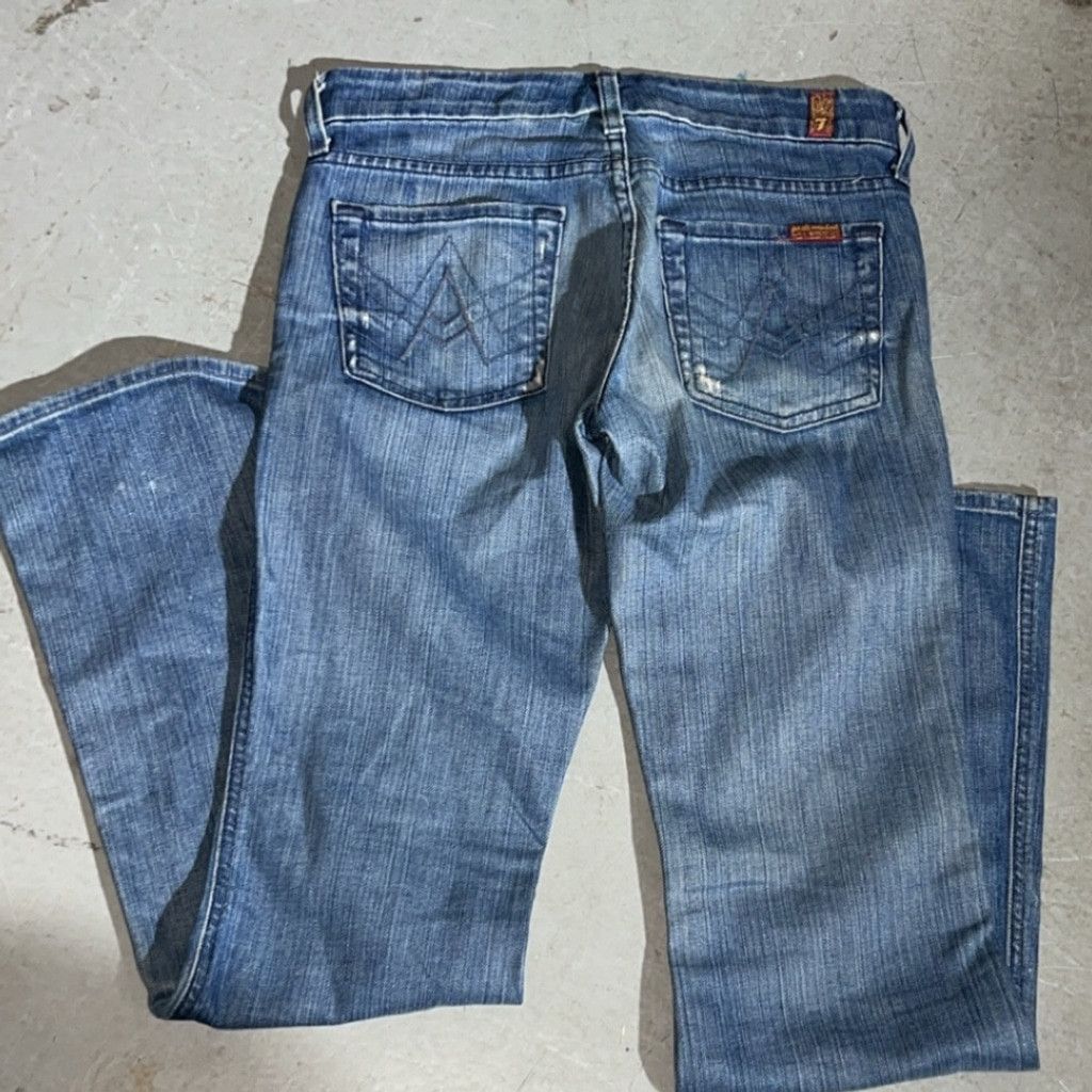 7 For All Mankind 7 for all mankind Women's Blue Jeans Size 25" / US 0 / IT 36 - 3 Thumbnail