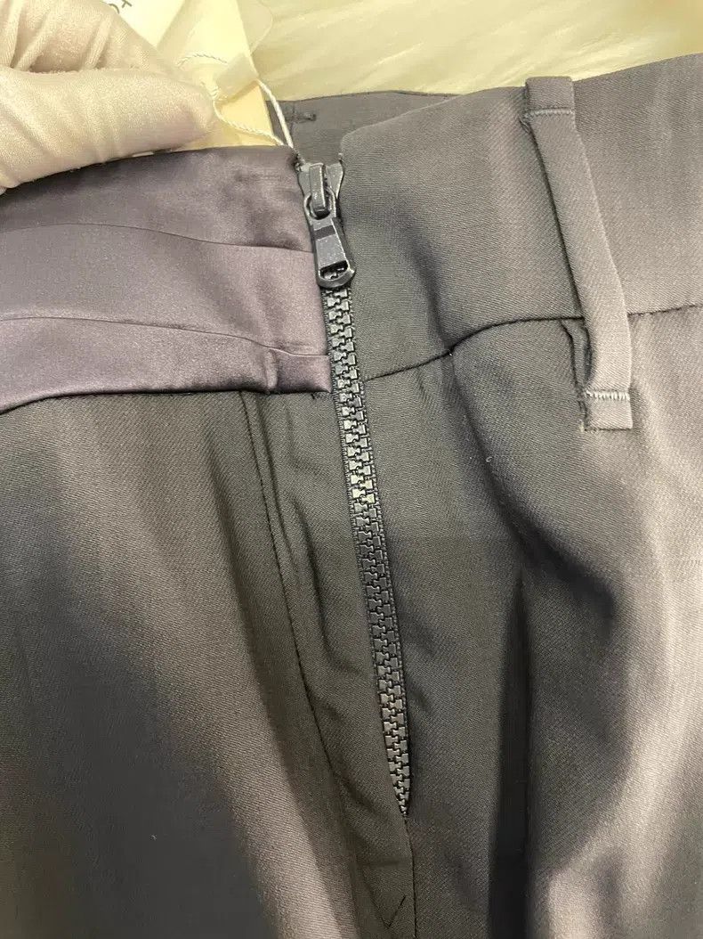 Brunello Cucinelli Brunello Cucinelli Blue-Black Wool Casual Trousers Size 25" / US 0 / IT 36 - 9 Thumbnail