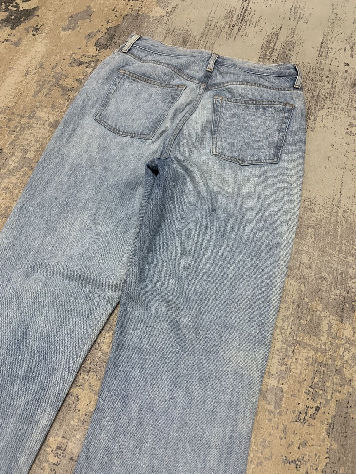 Hysteric Glamour Japanese Brand Distressed Denim High Rise Faded Blue Jeans Size US 30 / EU 46 - 12 Thumbnail