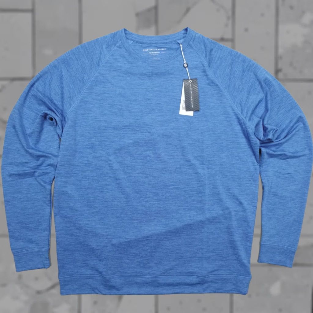 Vintage Holderness & Bourne Laidlay Golf Pullover Mens L Tailored Blue Marlin Clearance? Size US L / EU 52-54 / 3 - 1 Thumbnail
