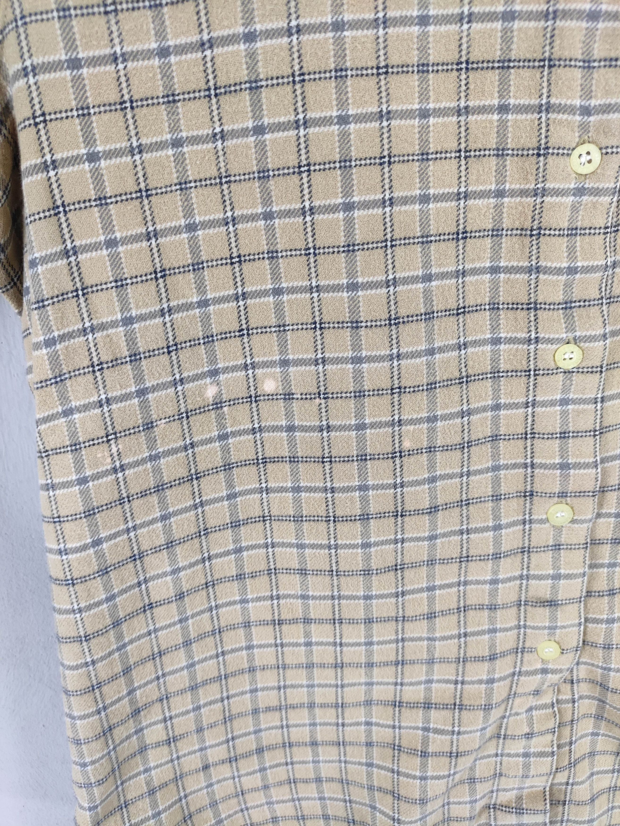 Lacoste Vintage Lacoste Sports Checkered Shirt Button Up Long Sleeve Size S / US 4 / IT 40 - 3 Thumbnail