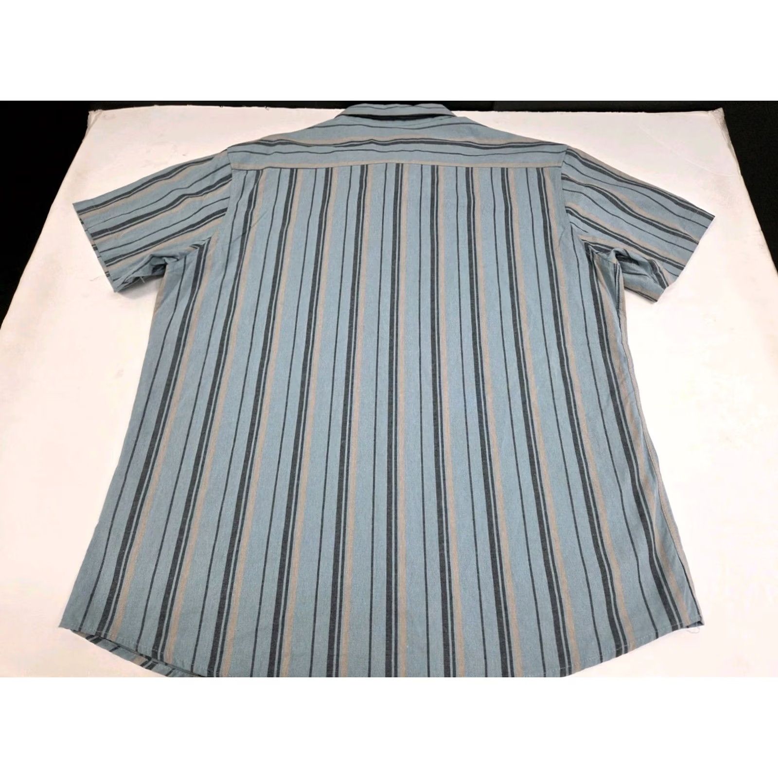 Lakai Molakai Shirt Short Sleeve Button-Up Multicolor Striped Hawaii Embroidered Pocket XL Mens Size US XL / EU 56 / 4 - 4 Thumbnail