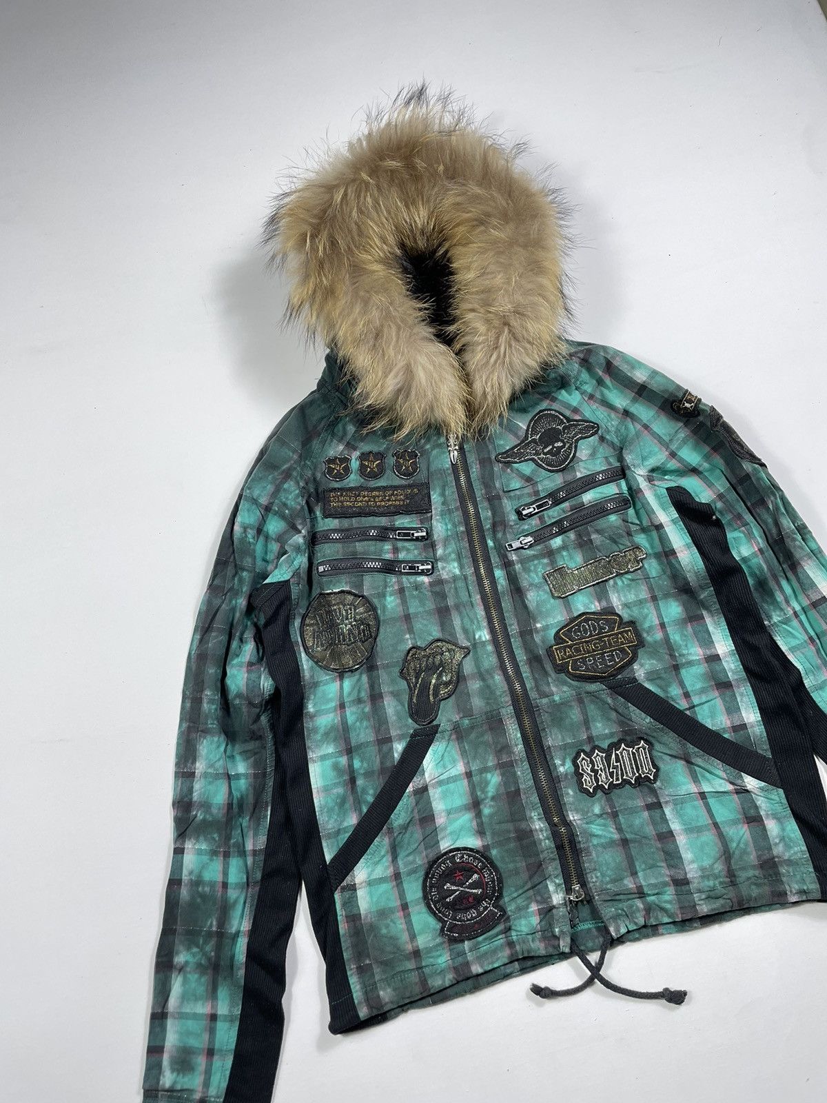 Japanese Brand Japanese Punk fur ziphoodie pats Punk Gothic style Size US M / EU 48-50 / 2 - 3 Thumbnail