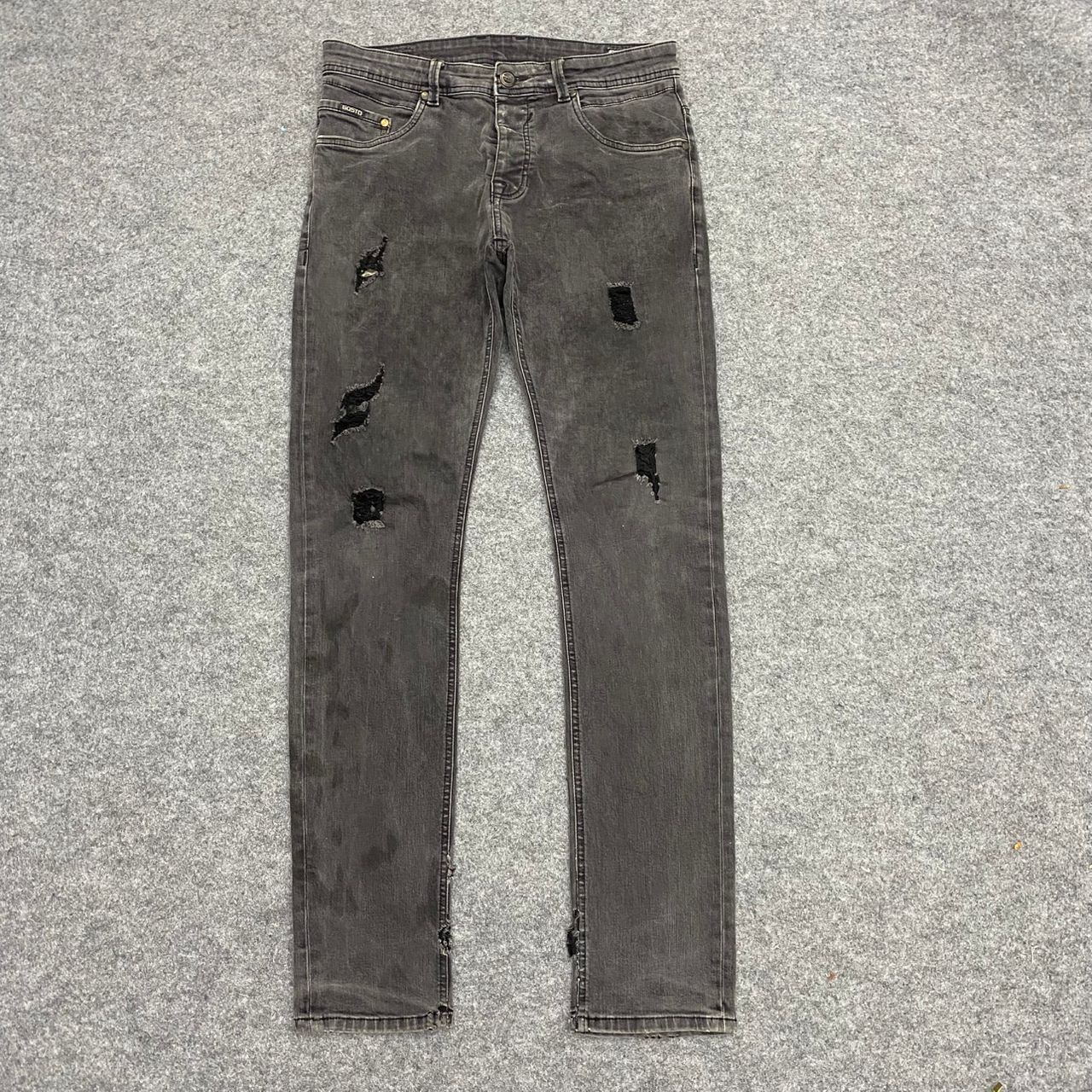 If Six Was Nine Vintage Gosto Jeans Distressed Denim Size US 33 - 1 Thumbnail