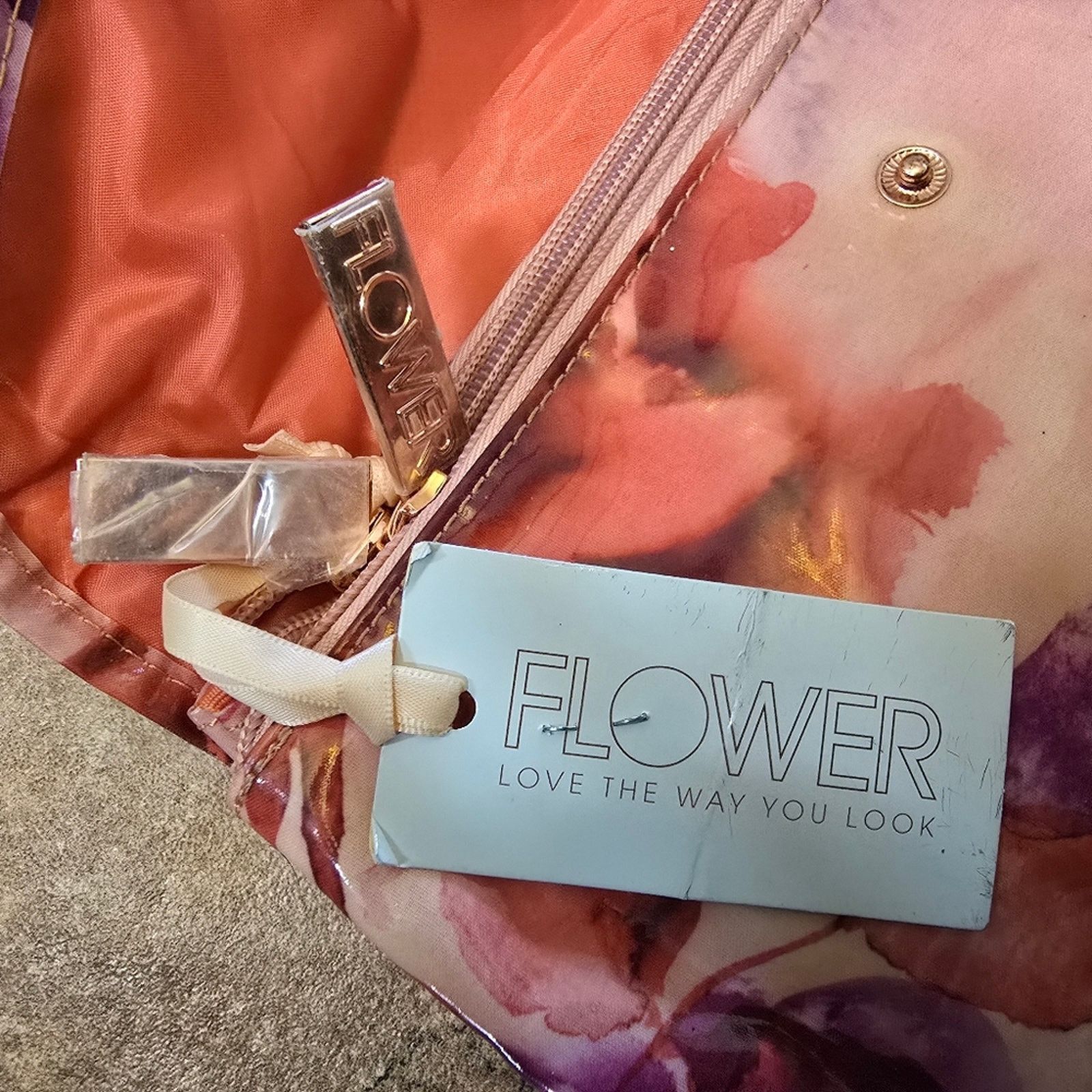 Other Multicolored | FLOWER | Foldover Cosmetic Clutch Size ONE SIZE - 4 Thumbnail