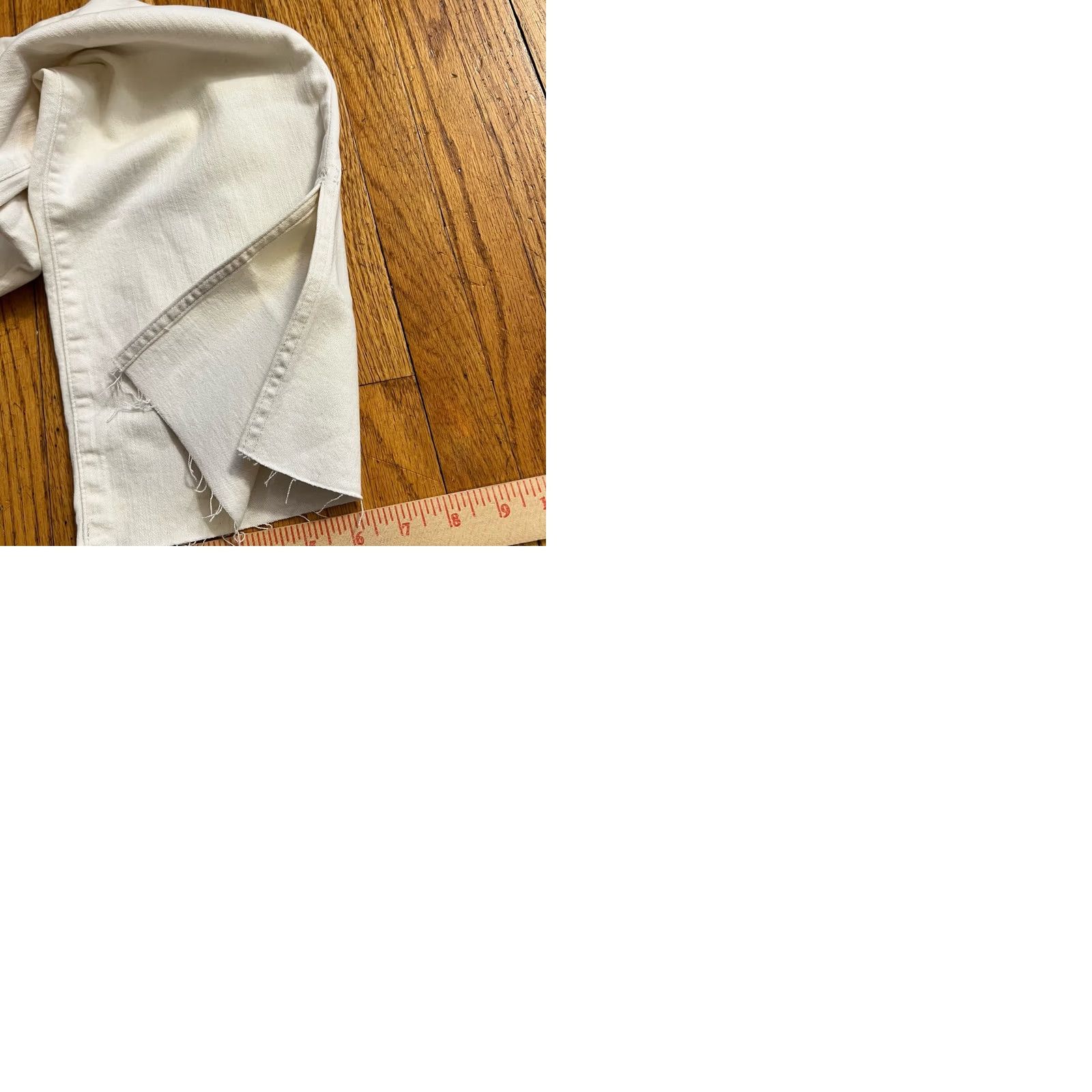 Madewell Madewell Jeans Women 30 Kick Out Full Length Straight Leg White Pants Size 30" / US 8 / IT 44 - 9 Thumbnail
