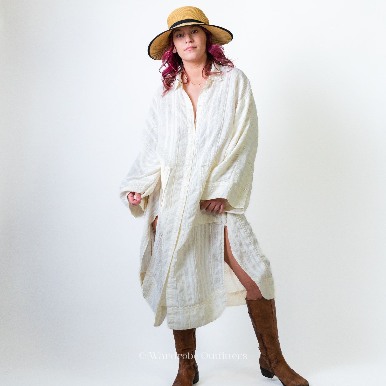 Free People Free People Oversized Dress Tunic - XS Size XS / US 0-2 / IT 36-38 - 8 Thumbnail