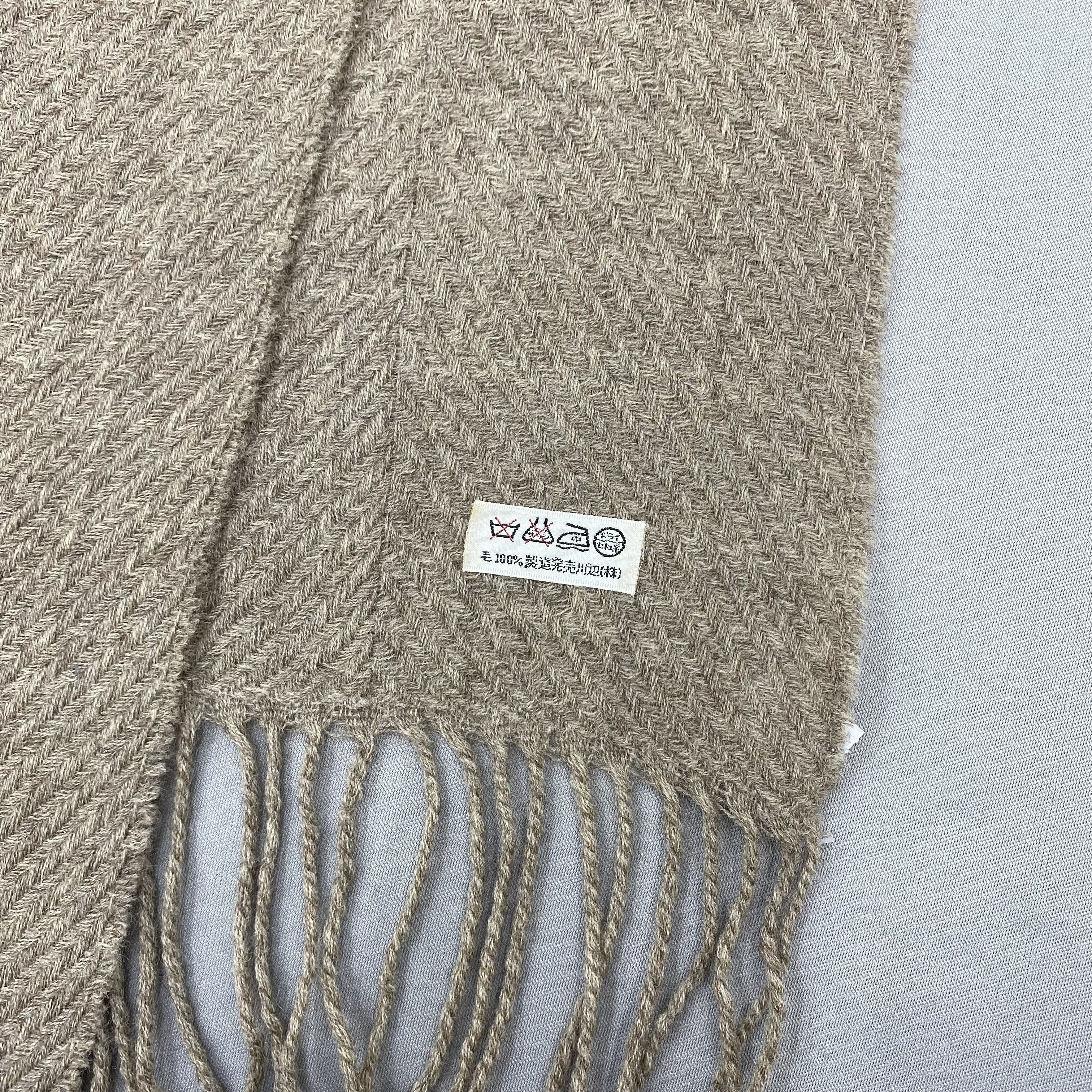 Katharine Hamnett London Vintage Katherine Hamnett Scarf Muffler Fringe Wool Scarves Size ONE SIZE - 6 Thumbnail