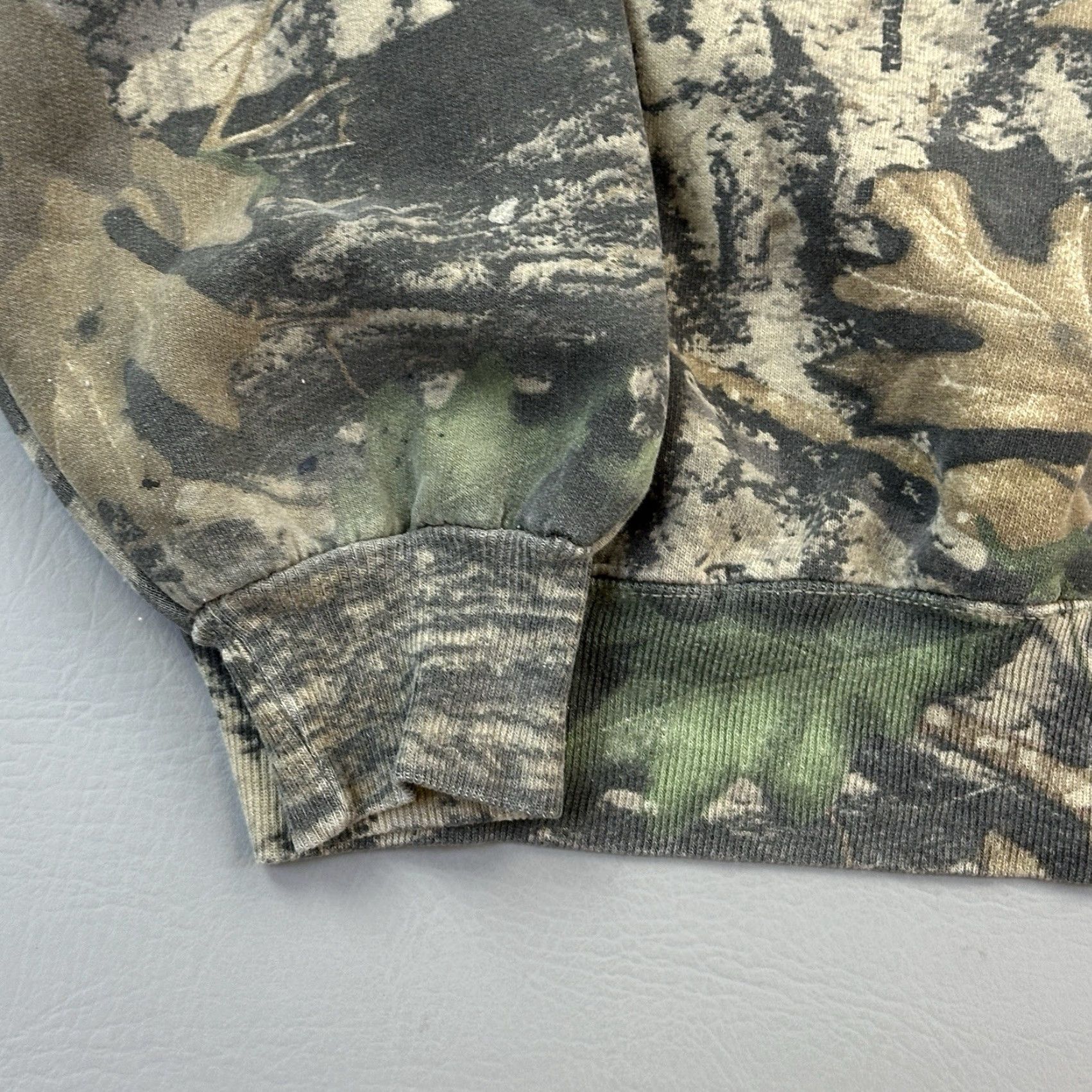 Jerzees VINTAGE Jerzees Outdoor Sweatshirt Mens XL Bigwoods Trebark Camo Pullover USA Size US XL / EU 56 / 4 - 2 Thumbnail
