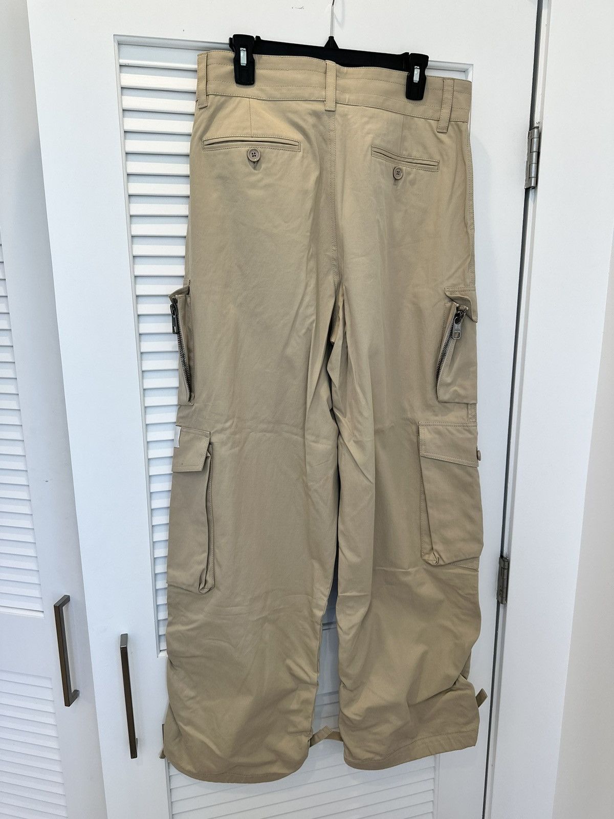 Dolce & Gabbana Dolce & Gabbana Beige Cargo Parachute Pants Size US 34 / EU 50 - 2 Thumbnail
