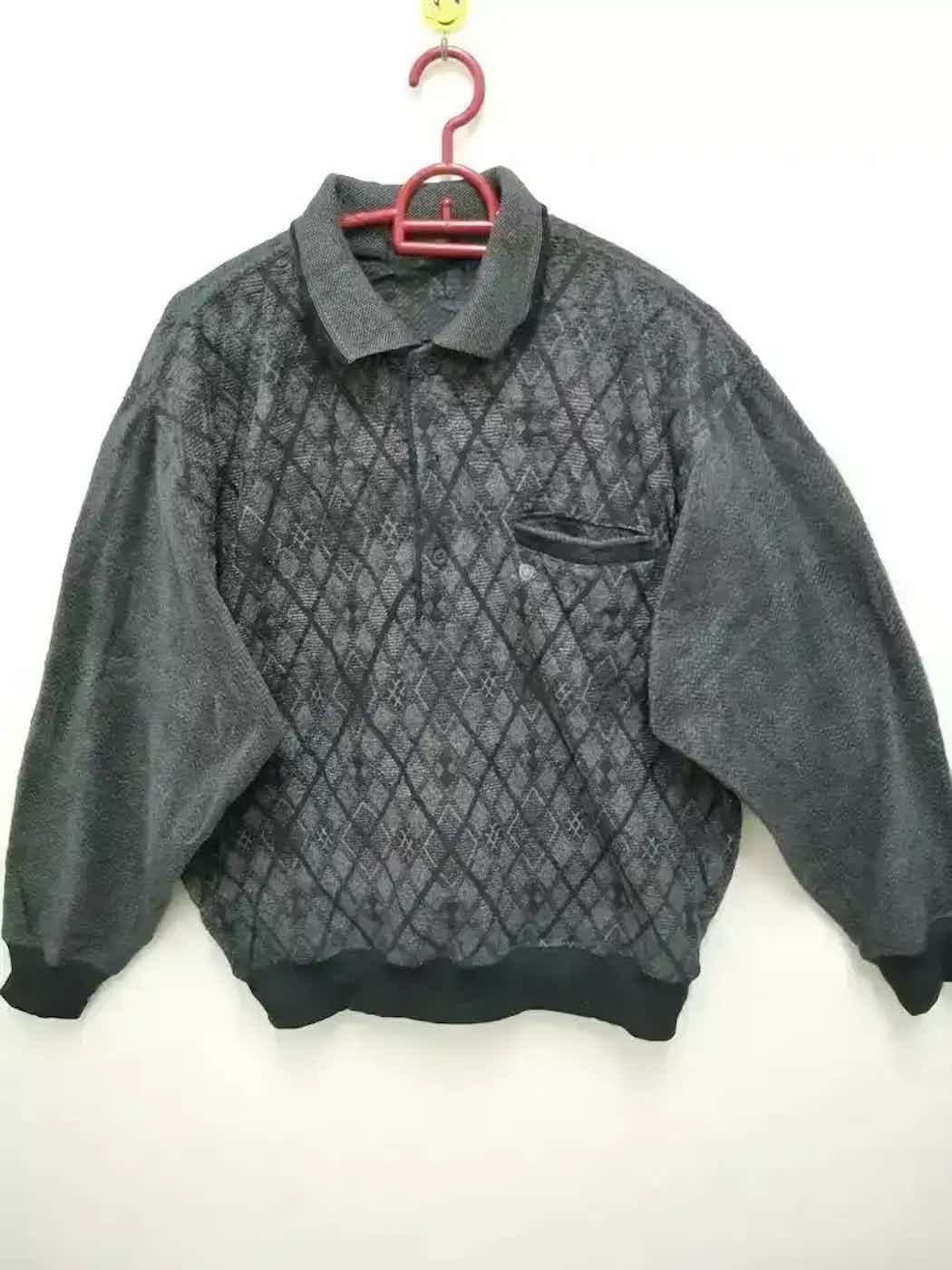Japanese Brand Vintage Zealzip Diamond Design Sweatshirt Size US M / EU 48-50 / 2 - 1 Thumbnail