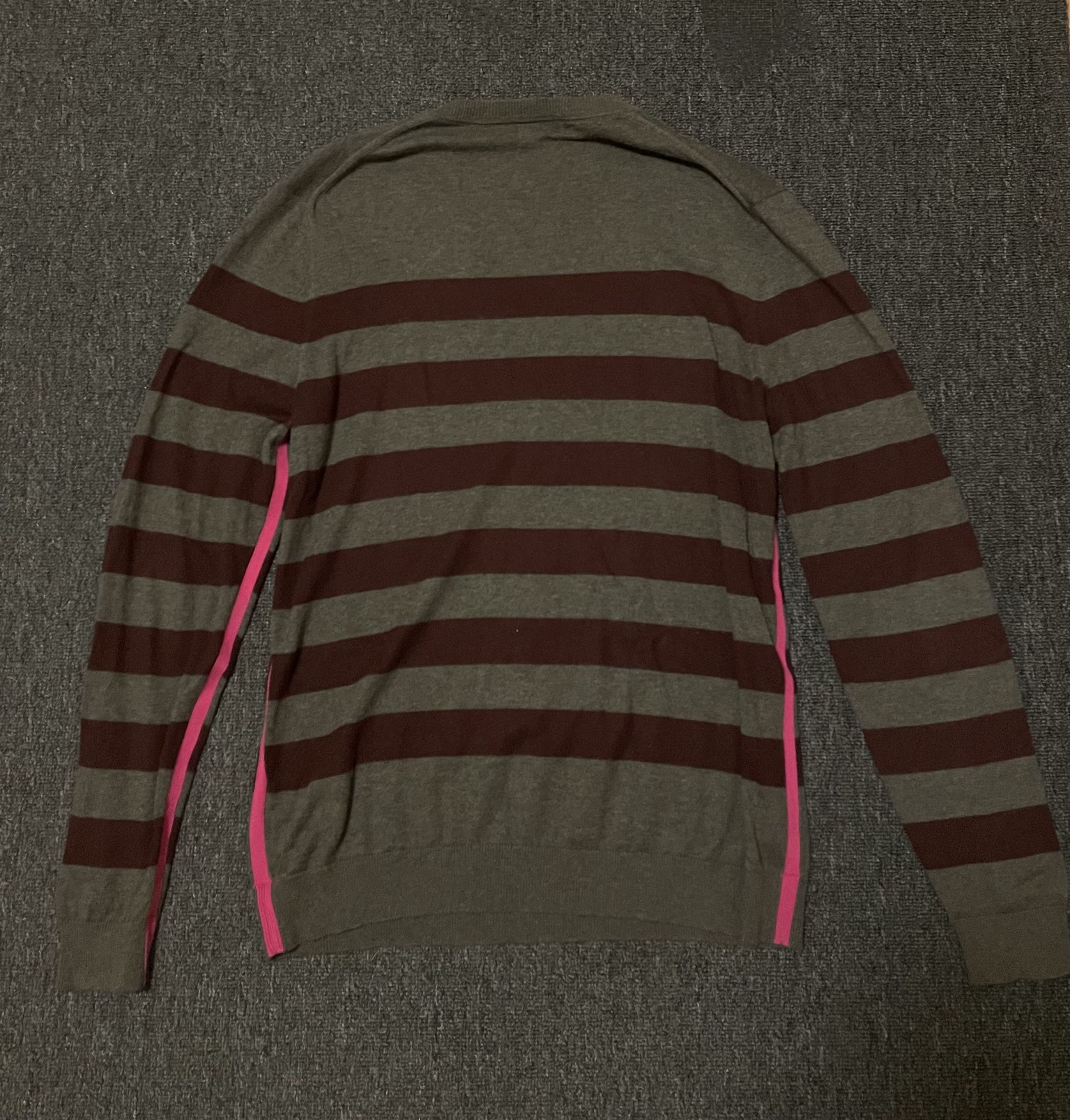 Burberry BURBERRY striped plaid cardigan, size M Size US M / EU 48-50 / 2 - 2 Thumbnail