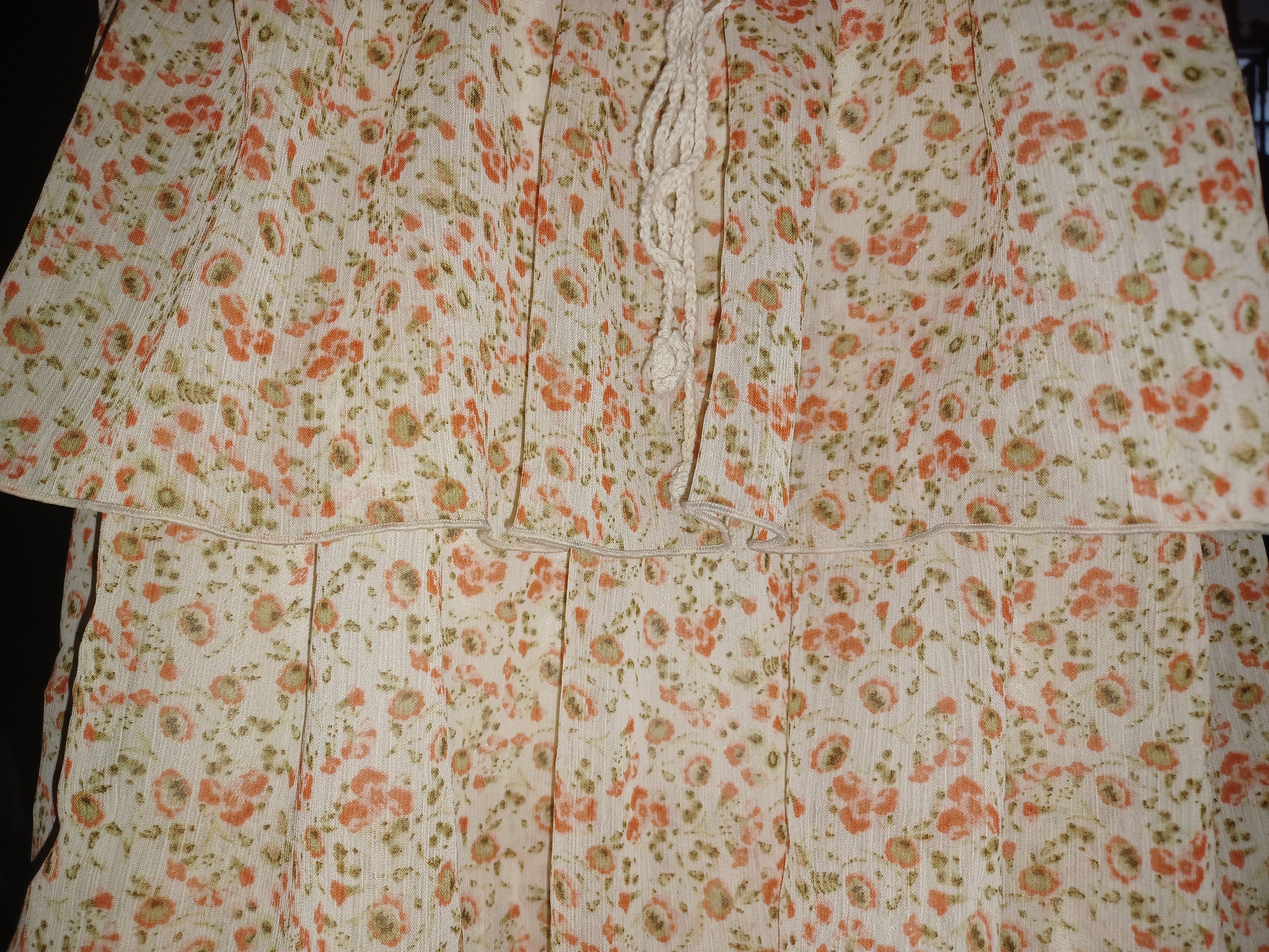Other Allen B. Women's Summer Dress SZ 12 Pinks & Oranges Size XL / US 12-14 / IT 48-50 - 3 Thumbnail