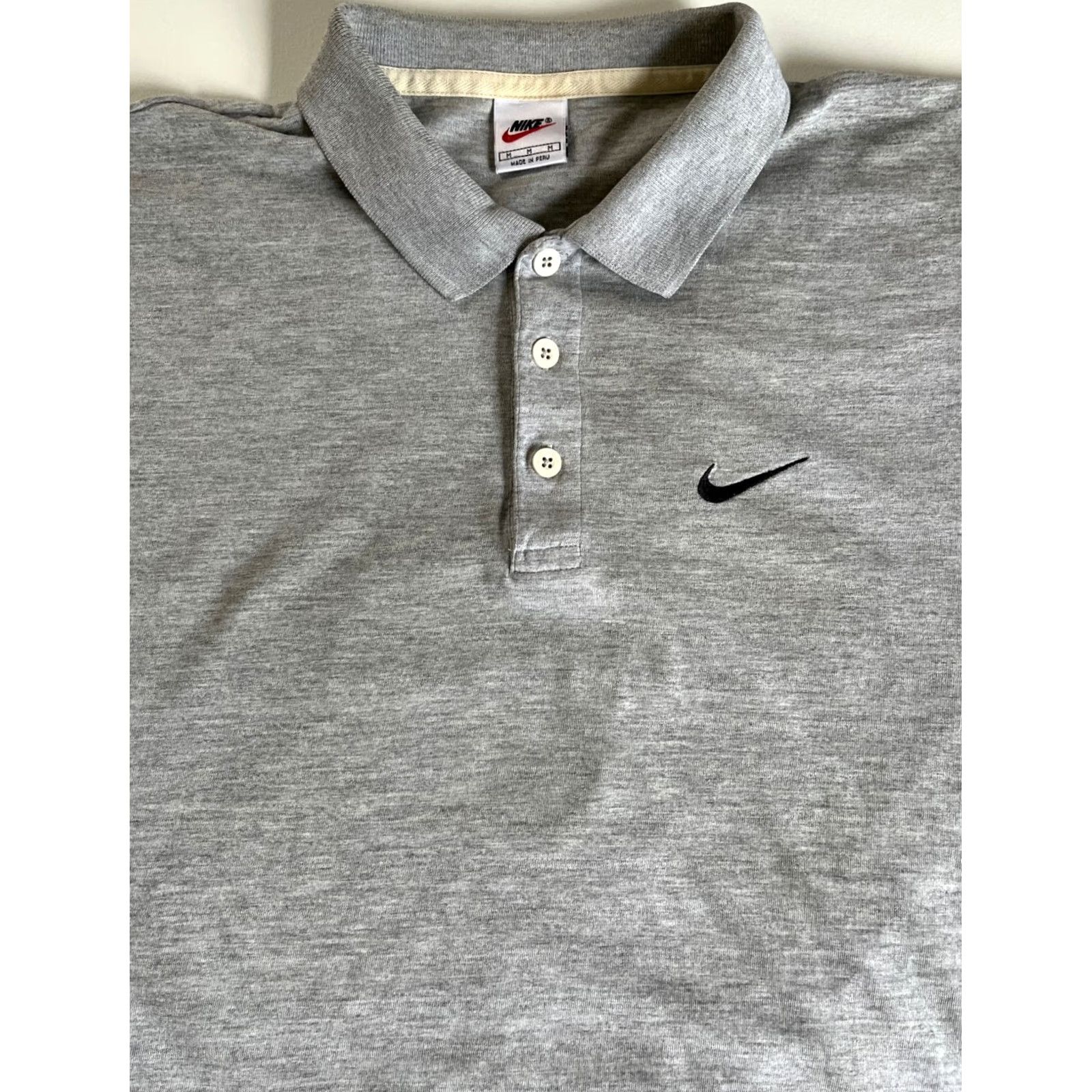 Nike Nike Polo Shirt Men’s Vintage 90s Sz M Gray Polo Mens Size US M / EU 48-50 / 2 - 3 Thumbnail