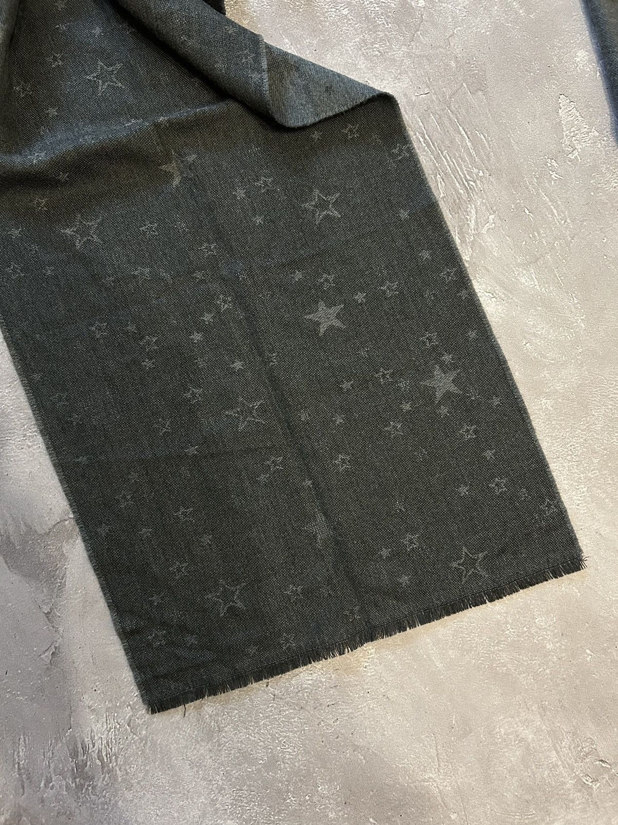 Lanvin Lanvin 100% Wool Stars Big Scarf 200x37cm Size ONE SIZE - 3 Thumbnail