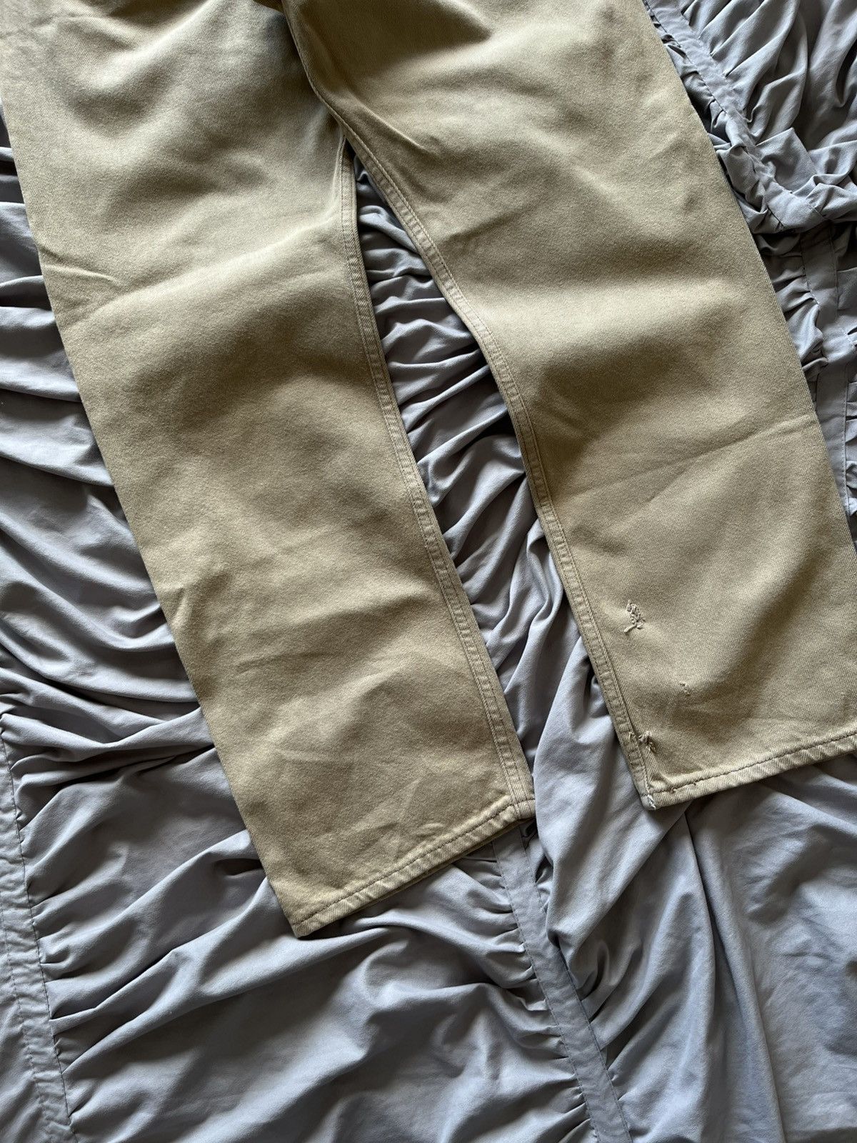 Levi's Vintage Clothing Levi’s 501 Vintage Khaki Denim Rare Faded Jeans Archive Size US 32 / EU 48 - 3 Thumbnail