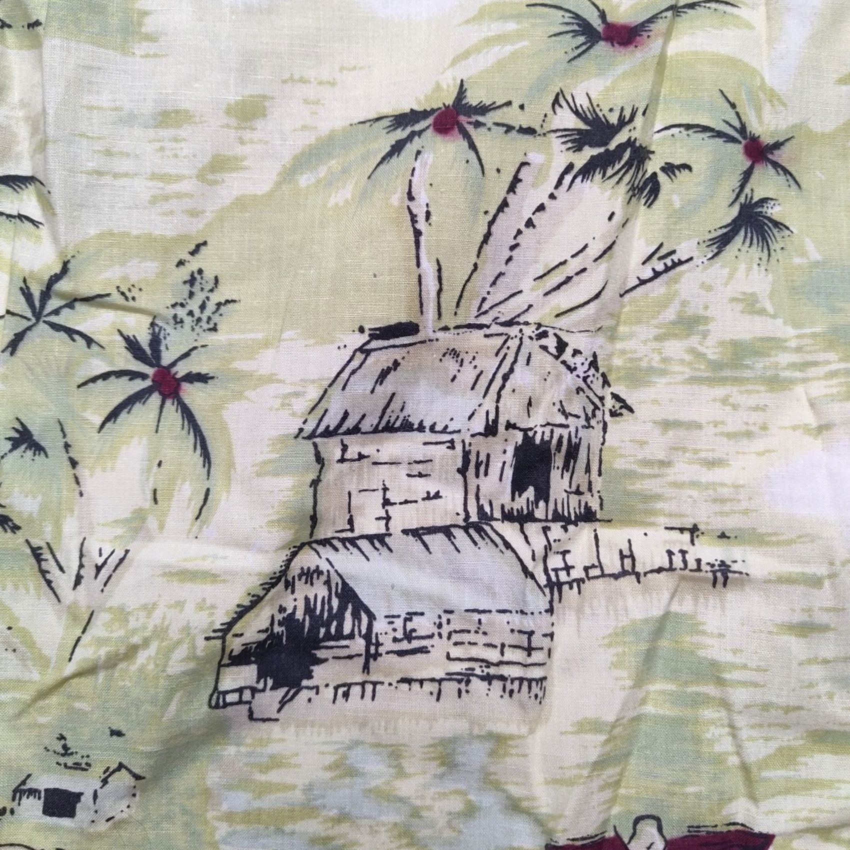 Vintage VINTAGE KB Classics Men XL Yellow Allover Print Cotton Hawaiian Camp Shirt Size US XL / EU 56 / 4 - 4 Thumbnail