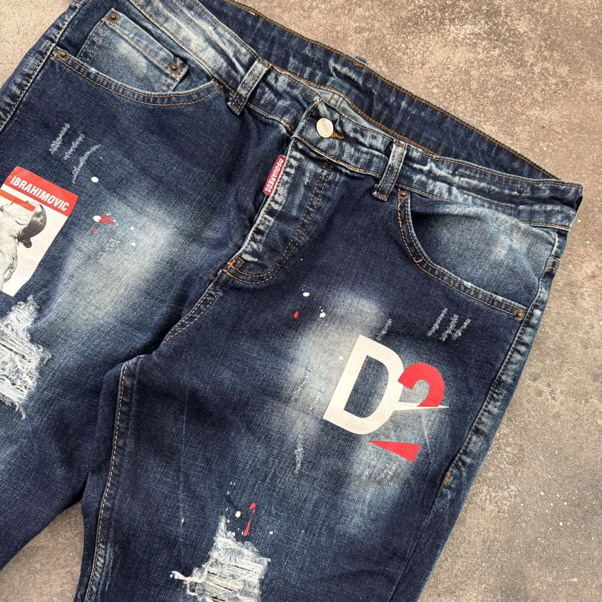 Dsquared2 DSQUARED2 x ZLATAN IBRAHIMOVIC JEANS Size US 34 / EU 50 - 4 Thumbnail