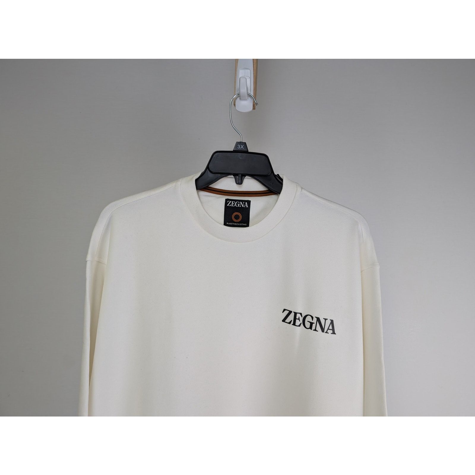 Ermenegildo Zegna o1rshd1 Sweatshirt in off-white Size US M / EU 48-50 / 2 - 2 Thumbnail