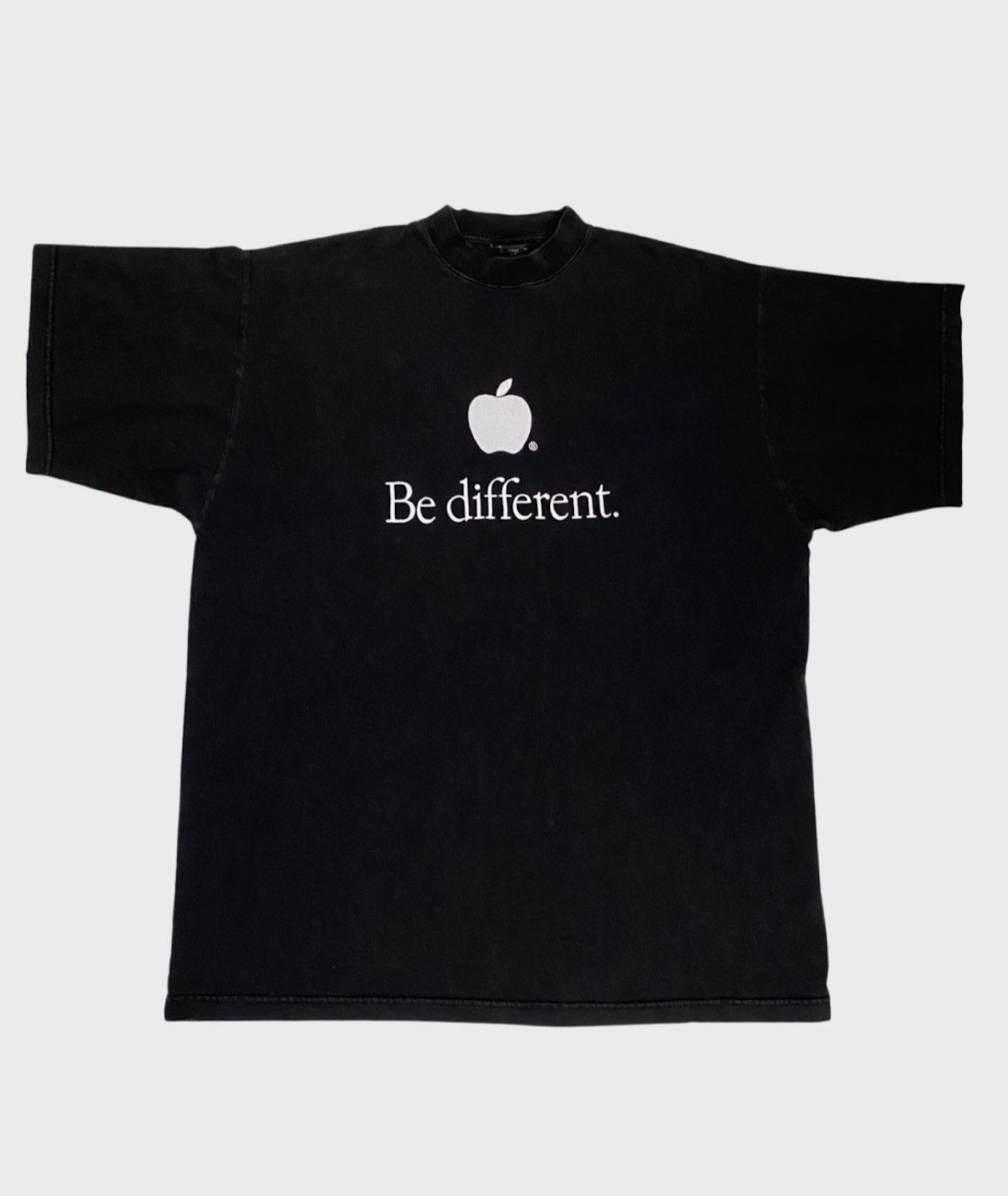 Pre-owned Balenciaga Limitedsize 2 Be Different T-shirt In Black