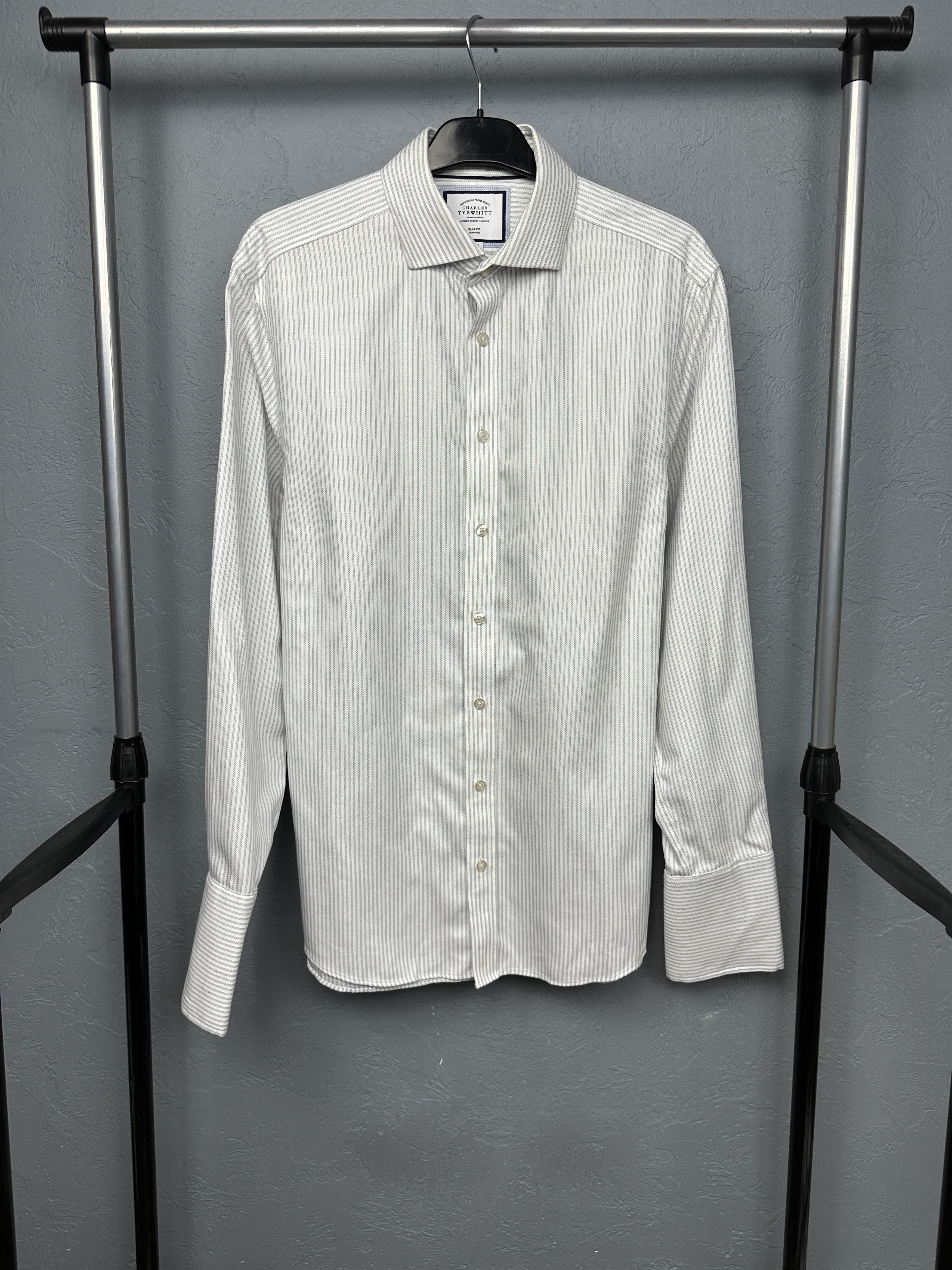 Charles Tyrwhitt Charles Tyrwhitt Mens Long Sleeve Shirt Size US L / EU 52-54 / 3 - 1 Thumbnail