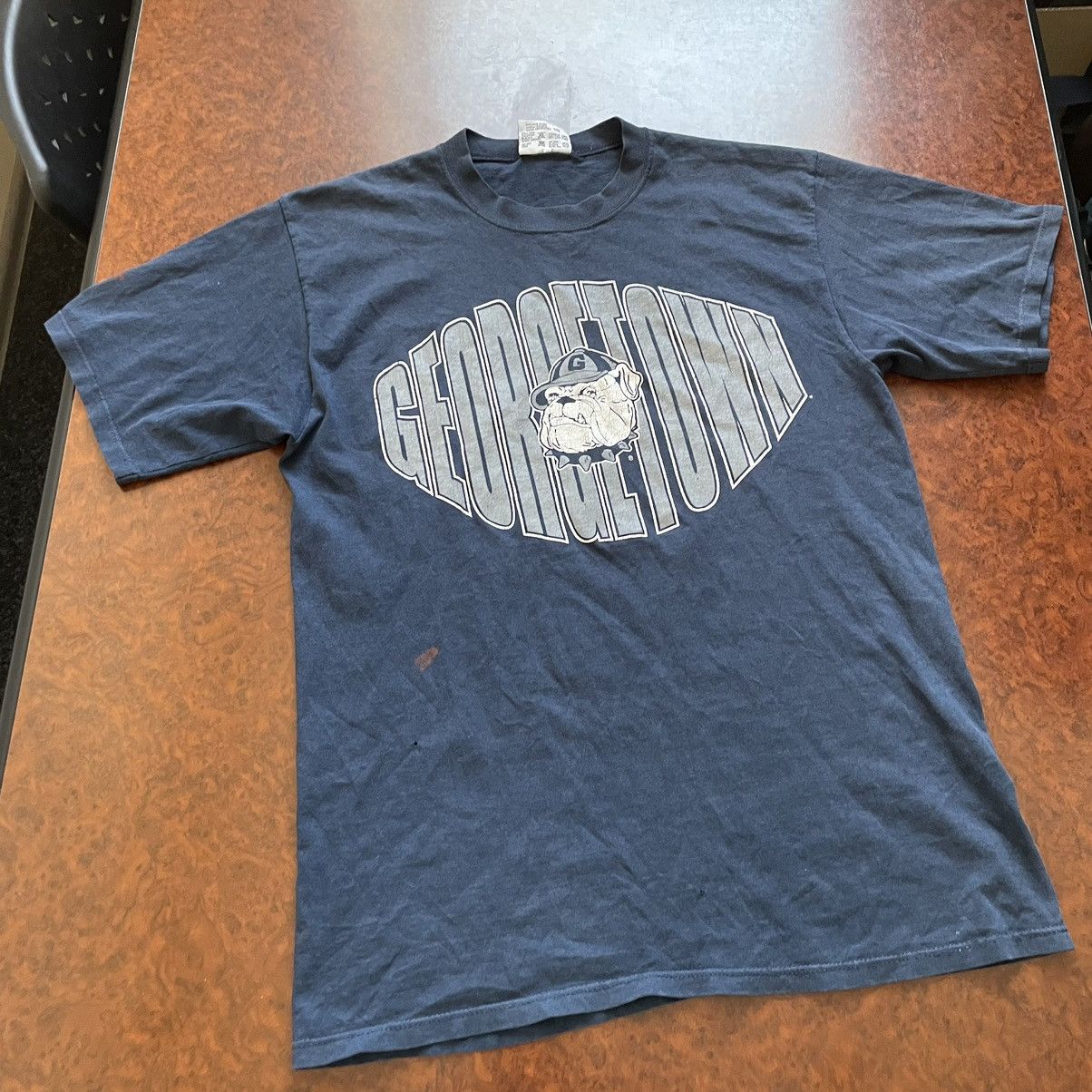 Vintage Georgetown 90s TEE SHIRT old school college ncaa vintage Size US M / EU 48-50 / 2 - 1 Thumbnail